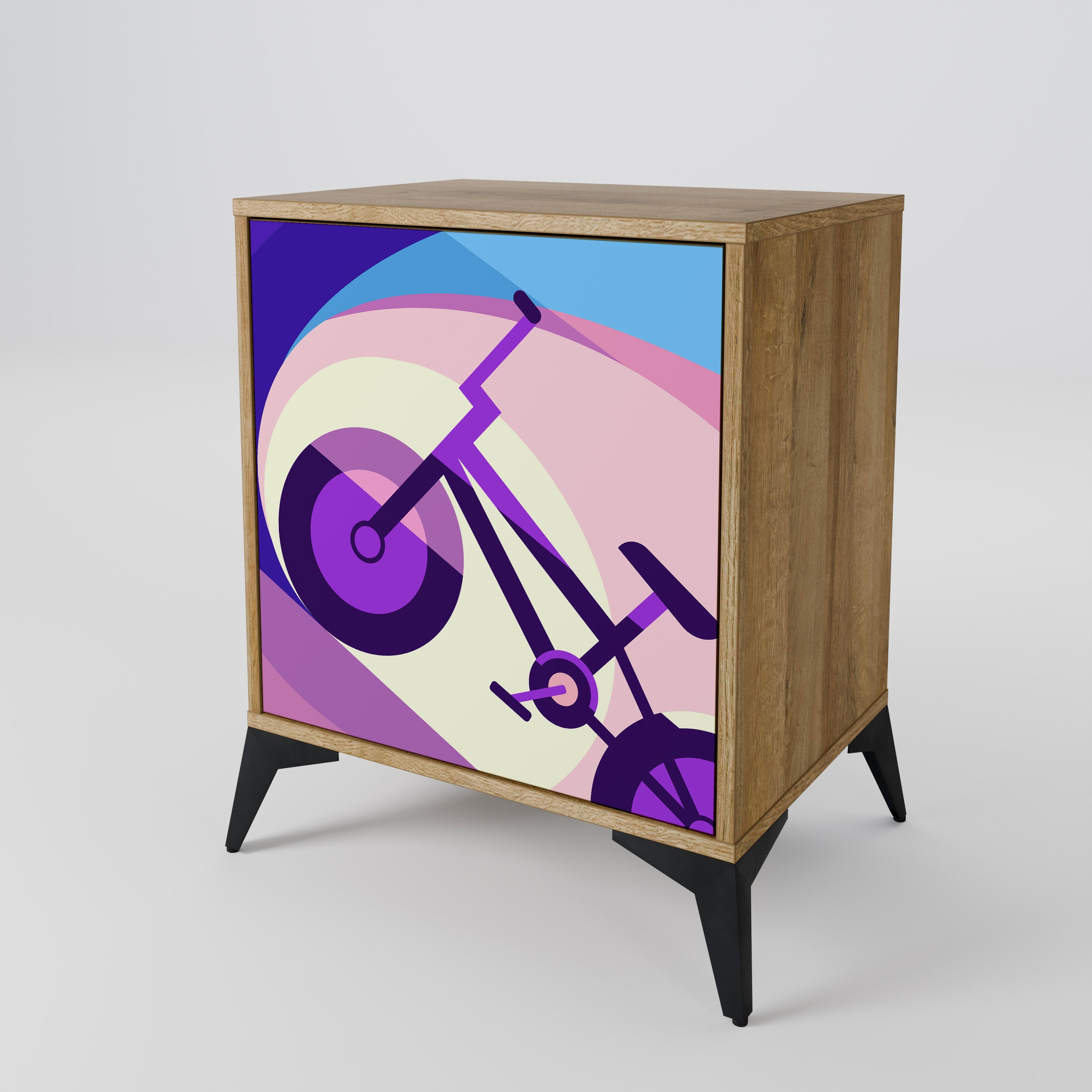 BIKE DREAMS Komoda 1-drzwiowa korpus Dąb Riva
