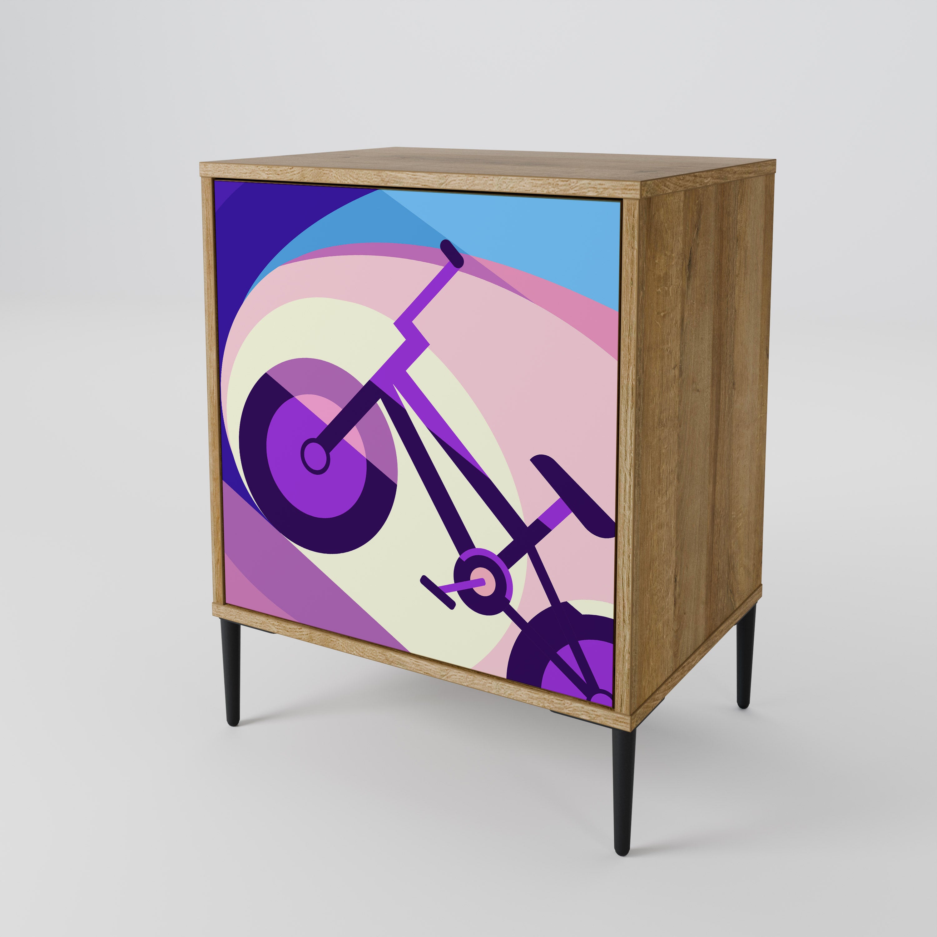BIKE DREAMS Komoda 1-drzwiowa korpus Dąb Riva