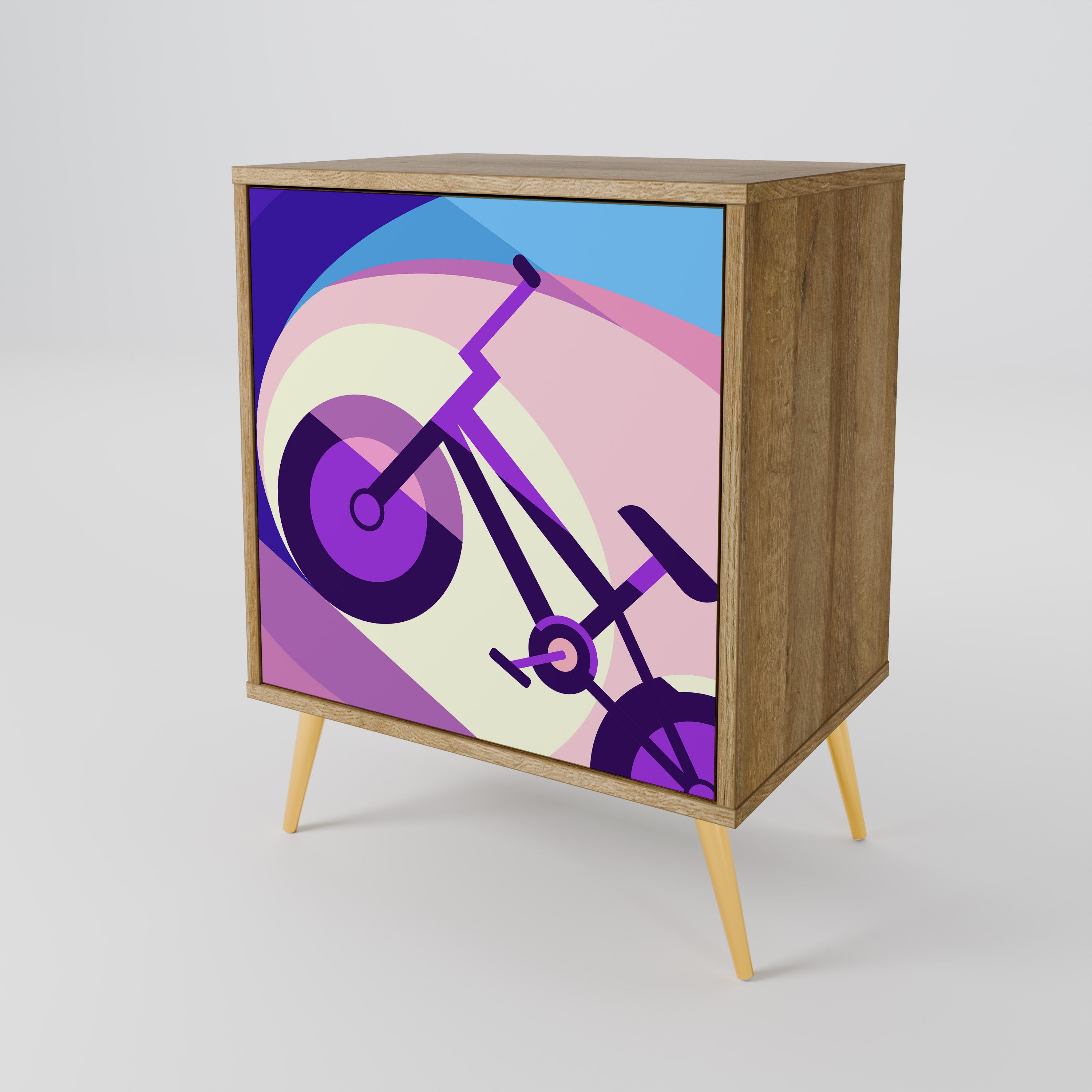 BIKE DREAMS Komoda 1-drzwiowa korpus Dąb Riva