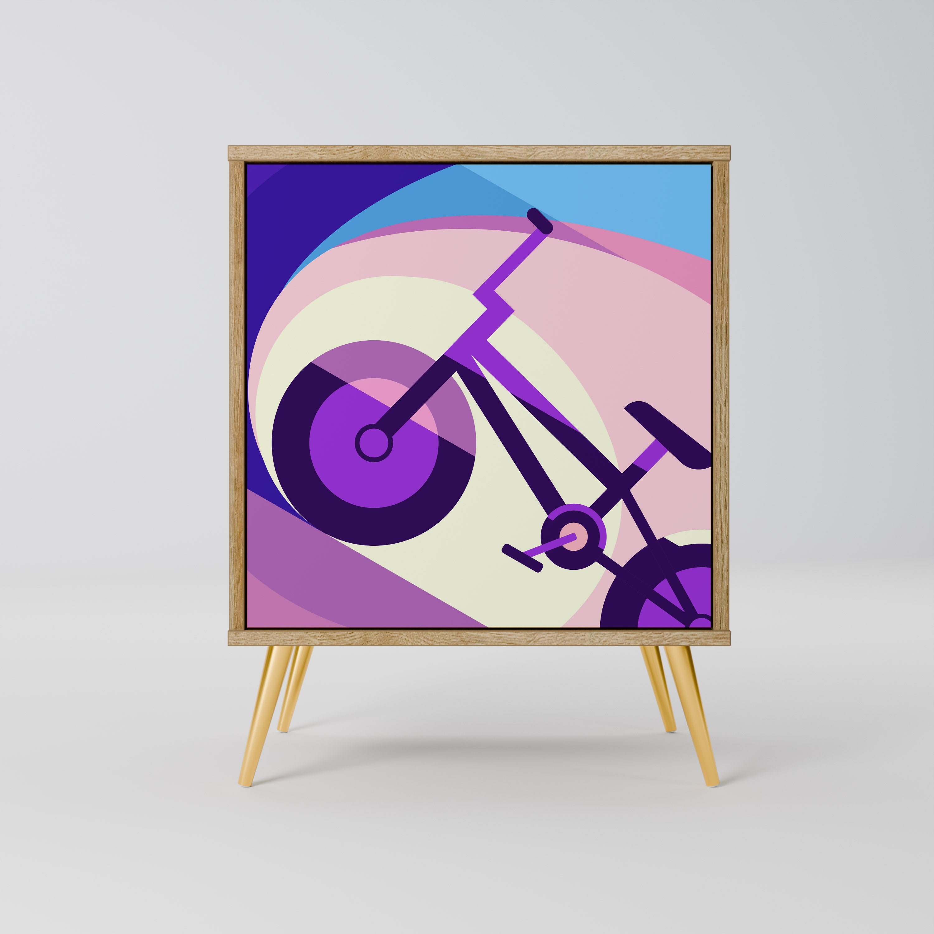 BIKE DREAMS Komoda 1-drzwiowa korpus Dąb Riva