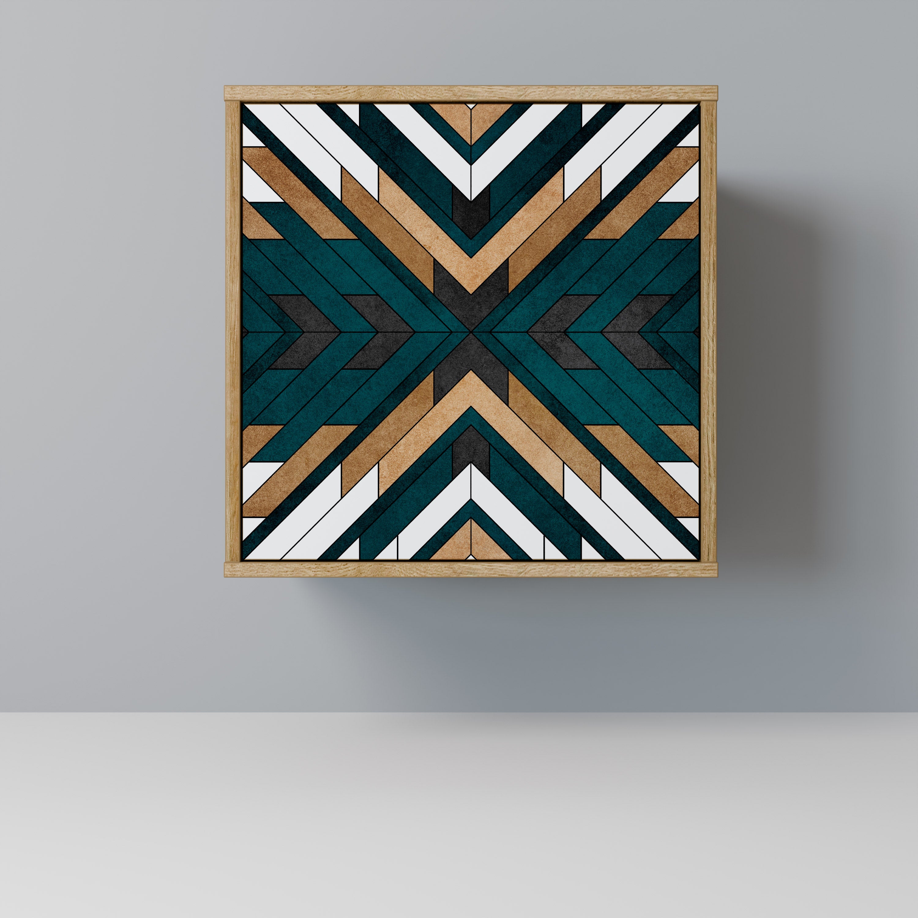 ARTISTIC GEOMETRY Komoda 1-drzwiowa korpus Dąb Riva