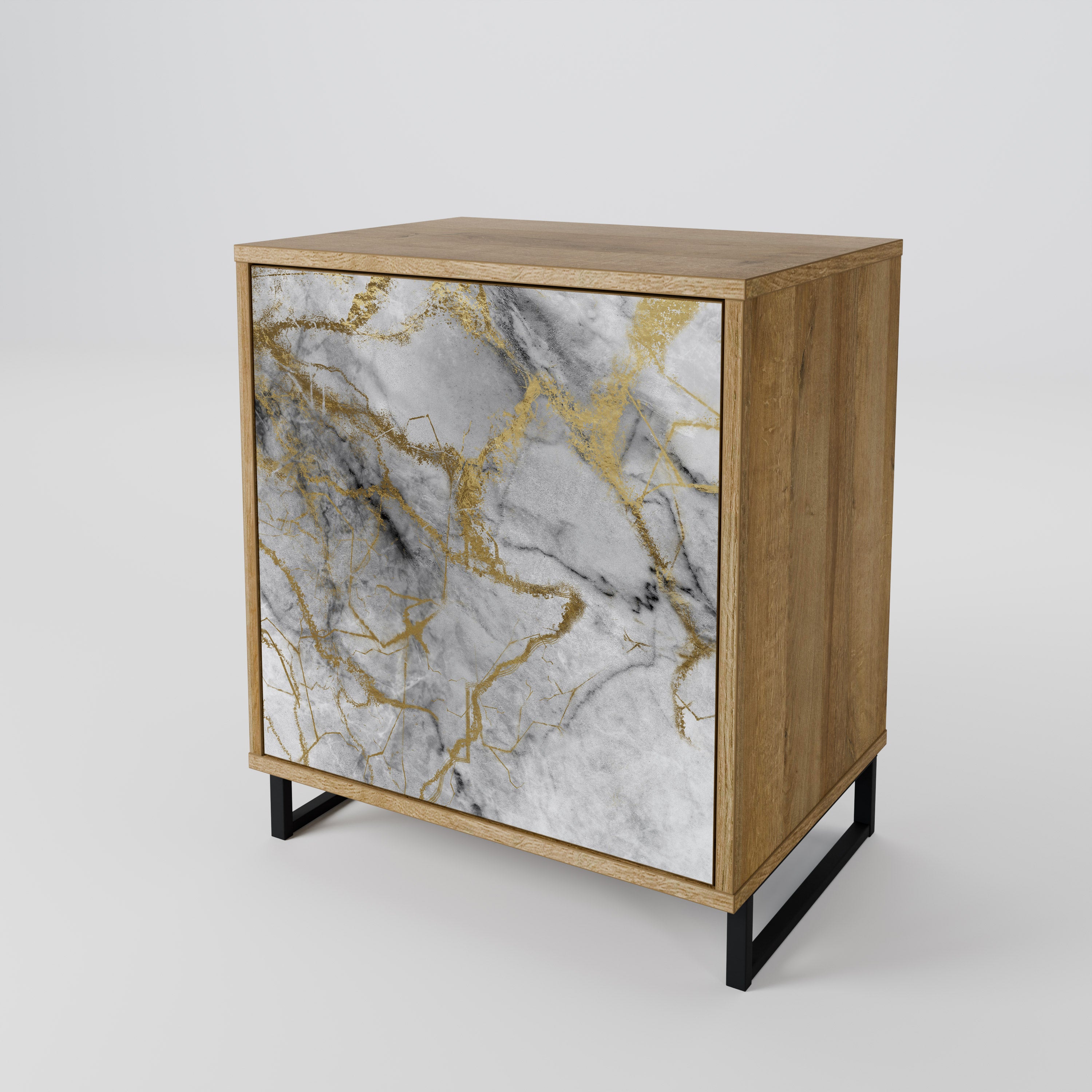 TIMELESS GLIDE Komoda 1-drzwiowa korpus Dąb Riva