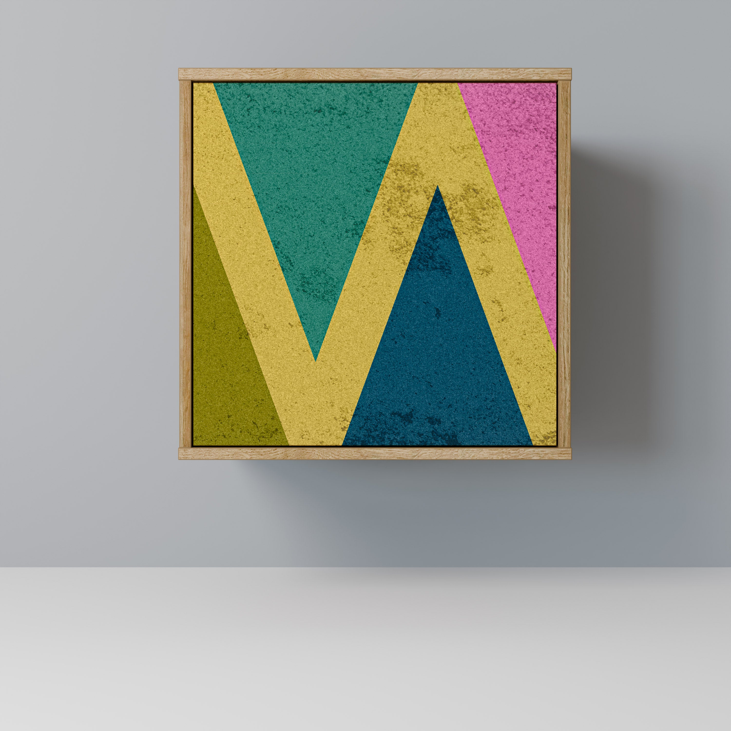 COLORFUL TRIANGLES Komoda 1-drzwiowa korpus Dąb Riva