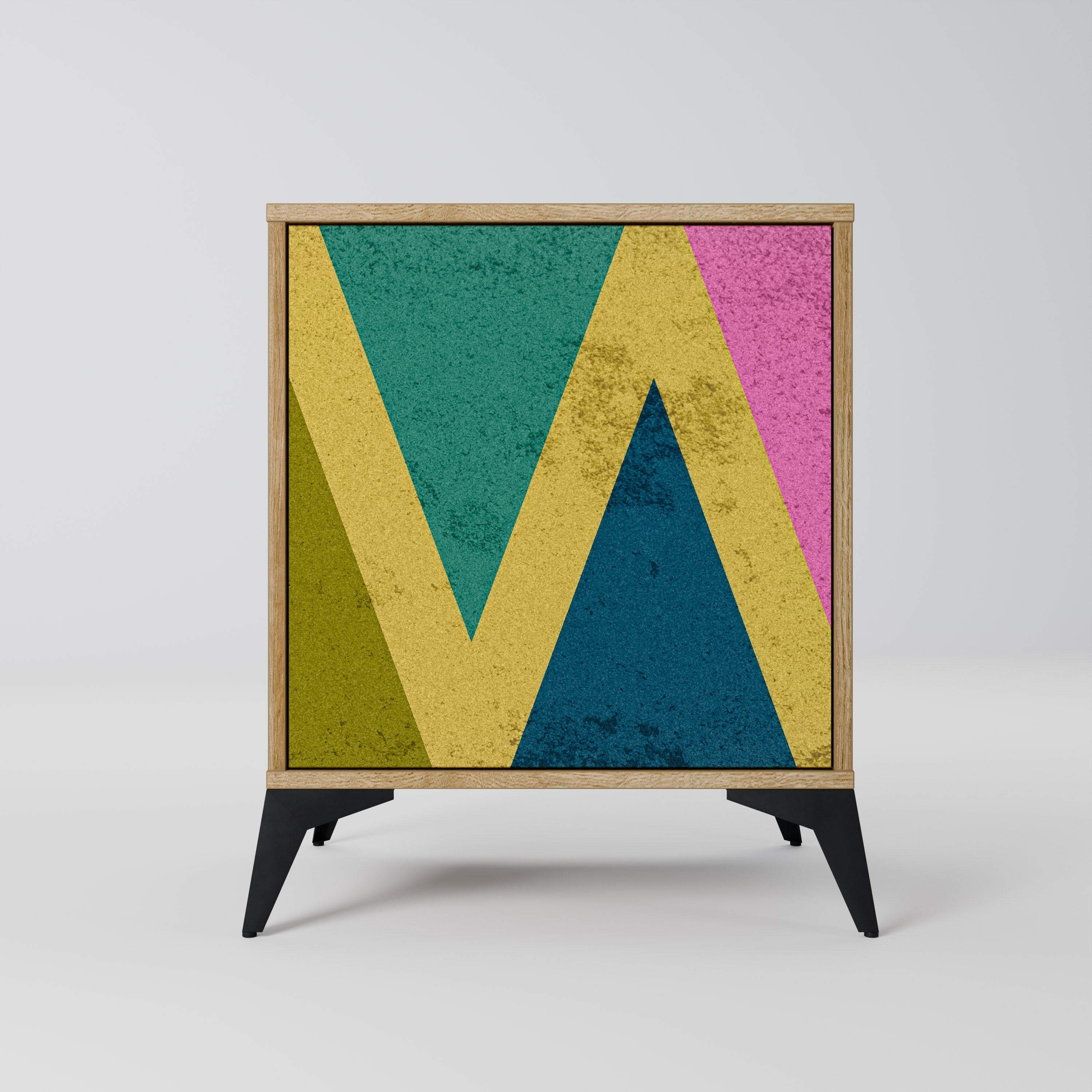 COLORFUL TRIANGLES Komoda 1-drzwiowa korpus Dąb Riva