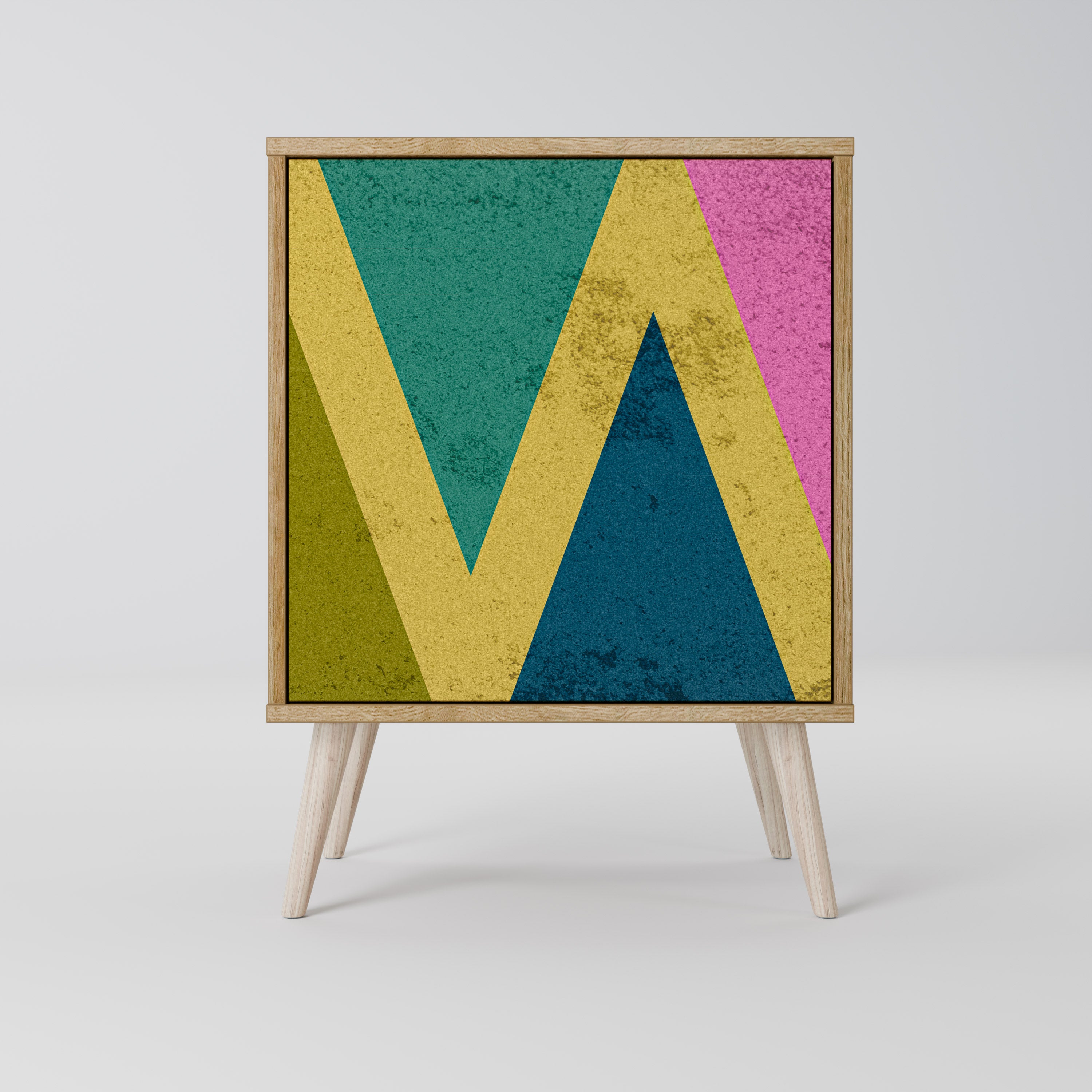 COLORFUL TRIANGLES Komoda 1-drzwiowa korpus Dąb Riva