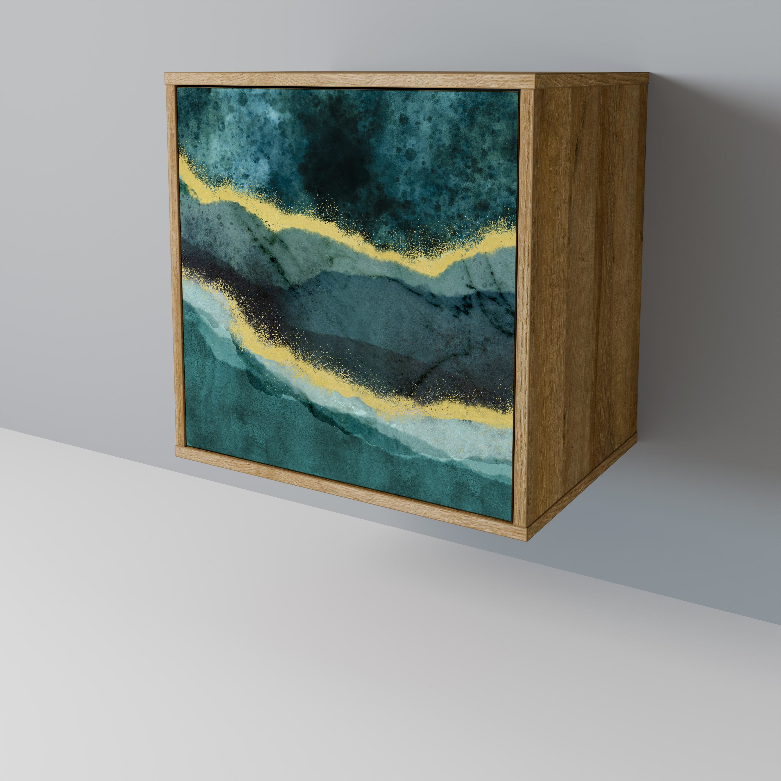 GOLDRUSH ODYSSEY Komoda 1-drzwiowa korpus Dąb Riva