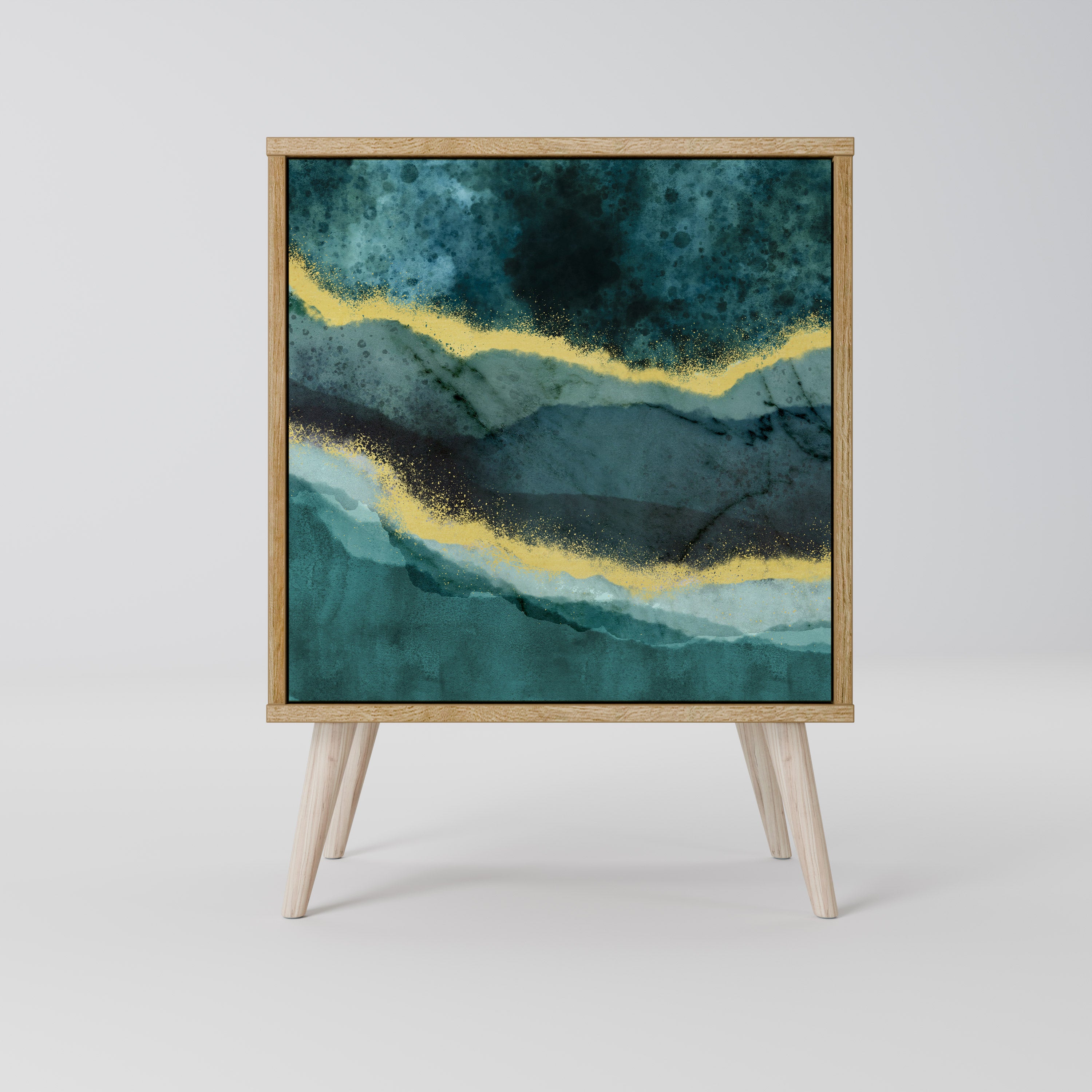 GOLDRUSH ODYSSEY Komoda 1-drzwiowa korpus Dąb Riva