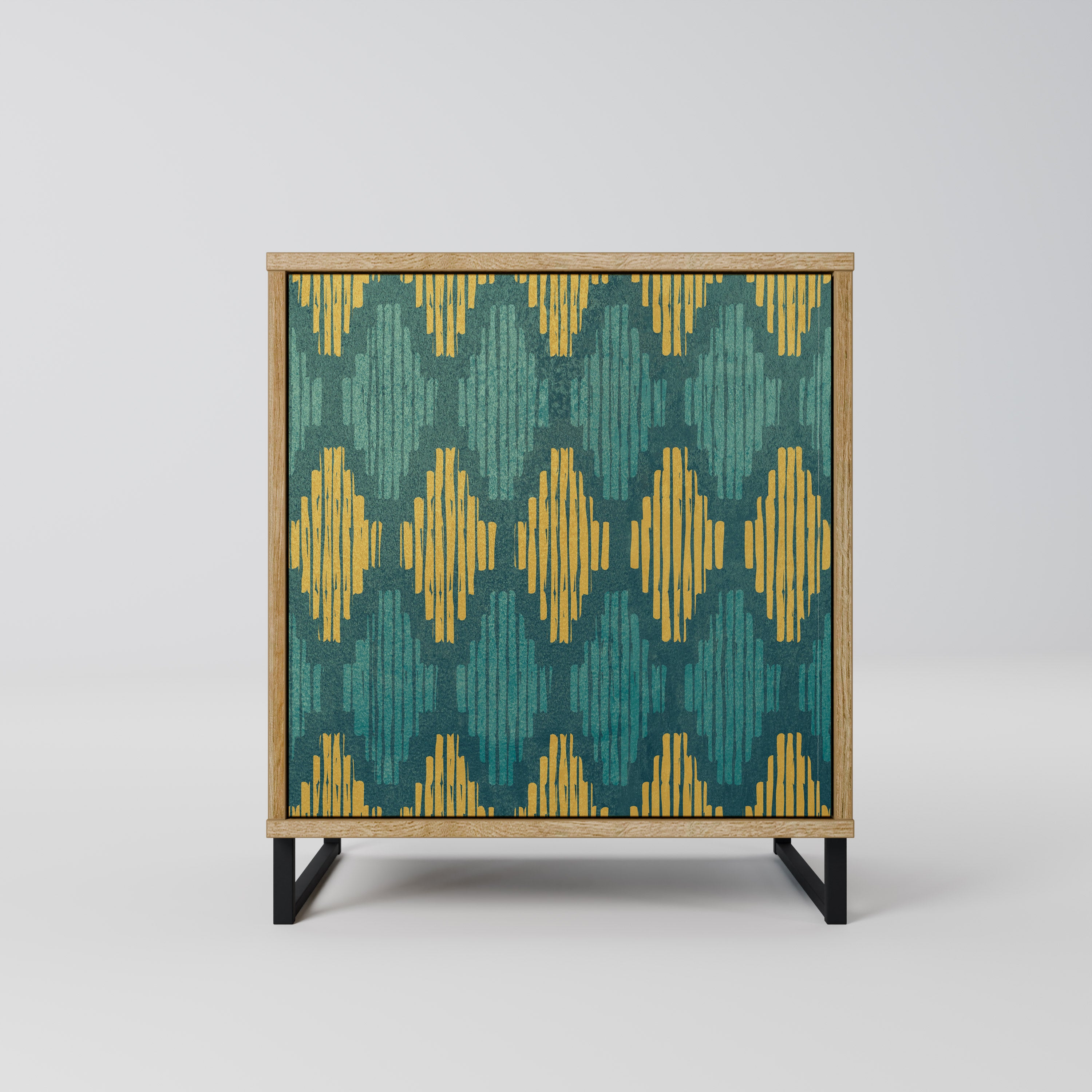 POLYGONS Komoda 1-drzwiowa korpus Dąb Riva