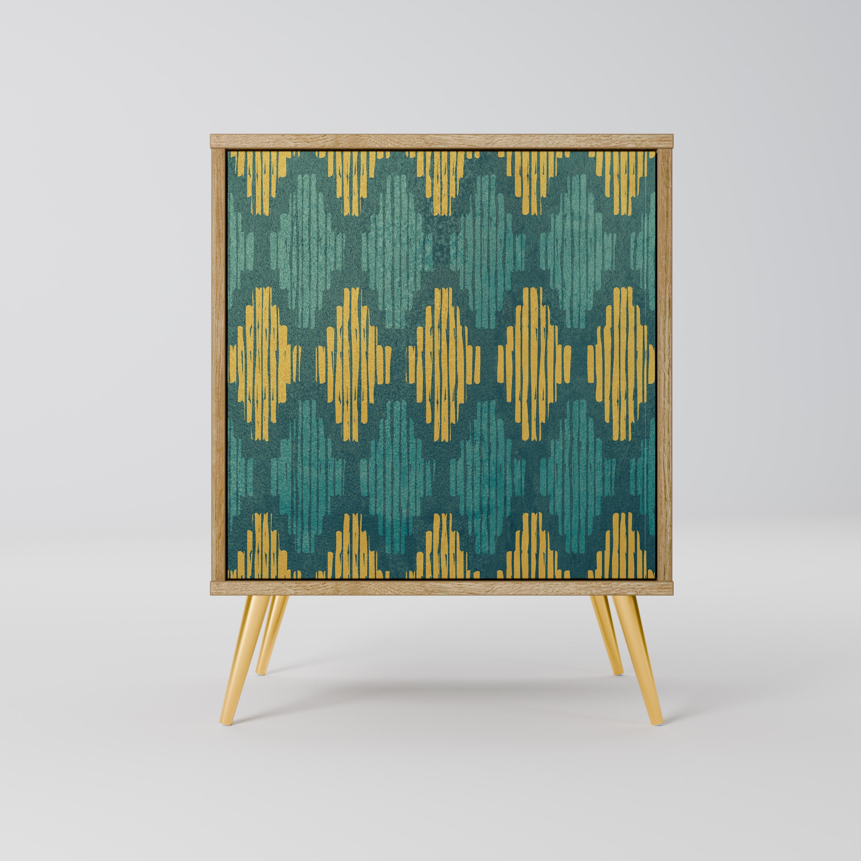 POLYGONS Komoda 1-drzwiowa korpus Dąb Riva