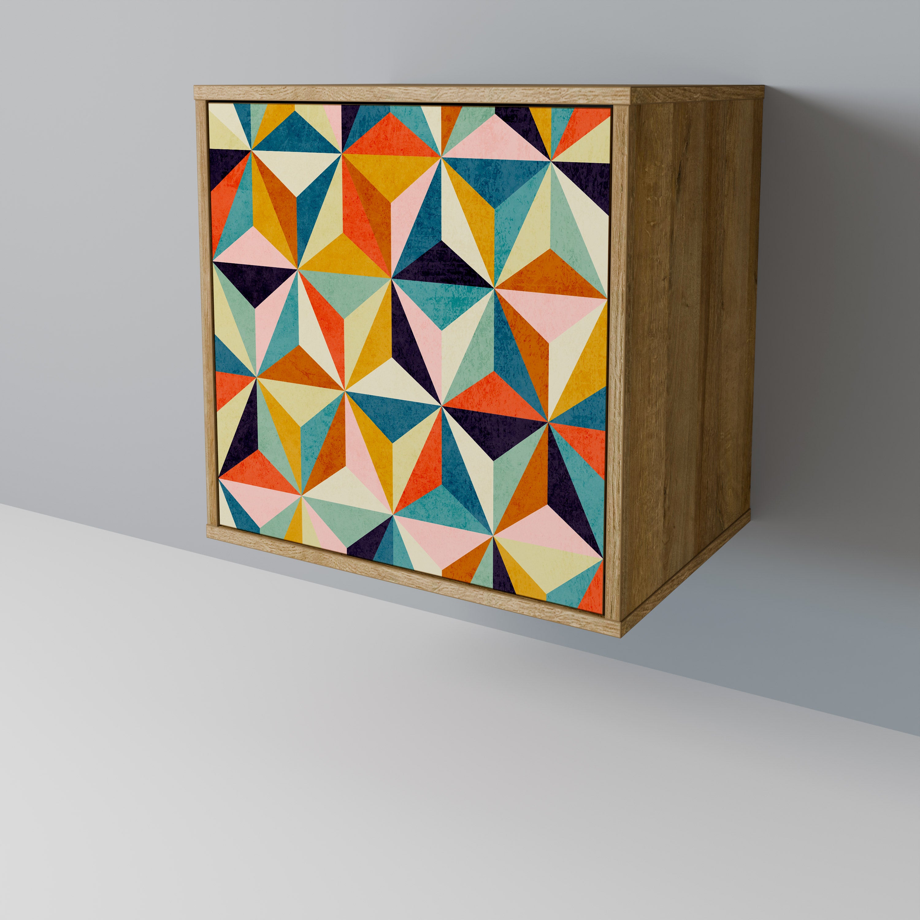 TESSELATE TREASURES Komoda 1-drzwiowa korpus Dąb Riva