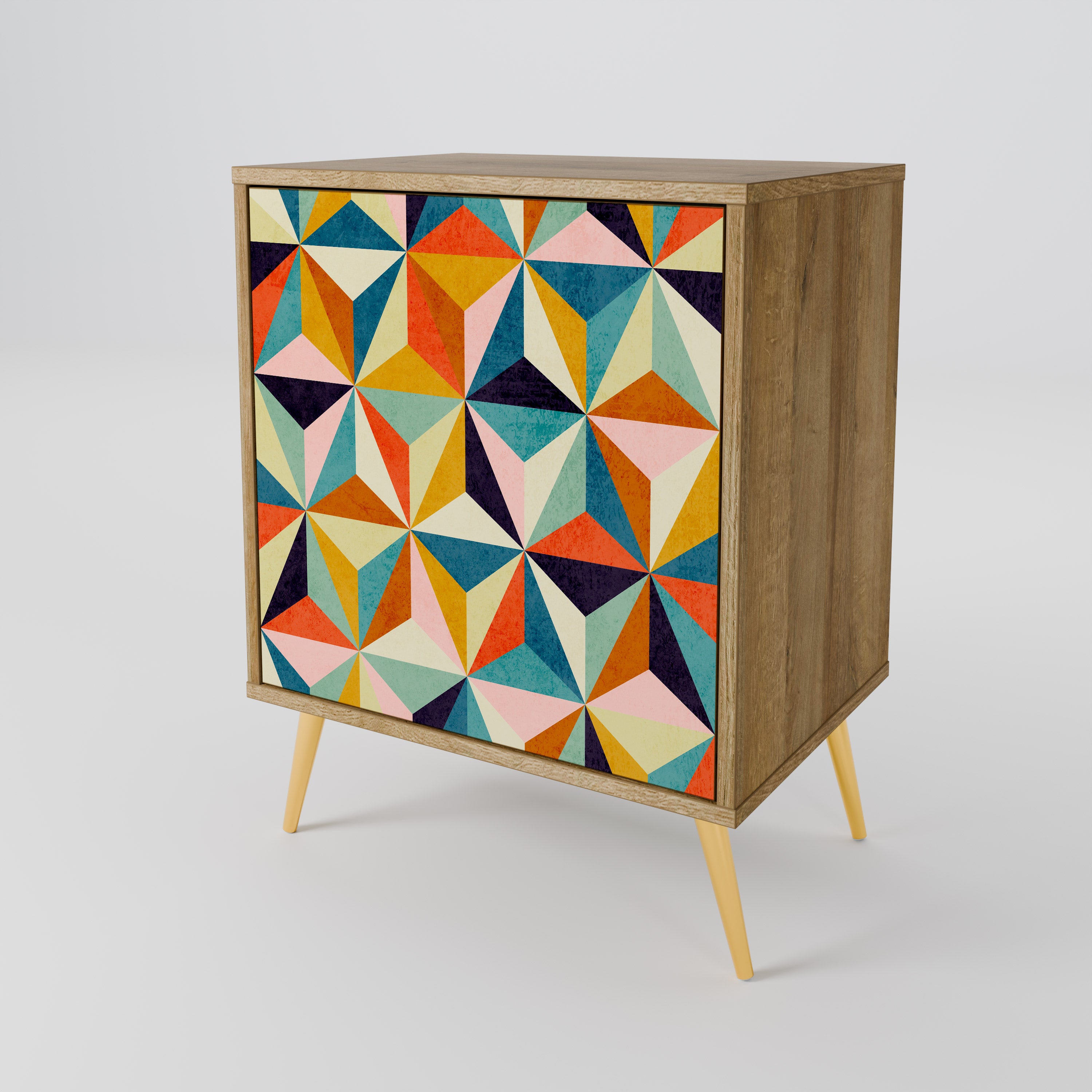 TESSELATE TREASURES Komoda 1-drzwiowa korpus Dąb Riva