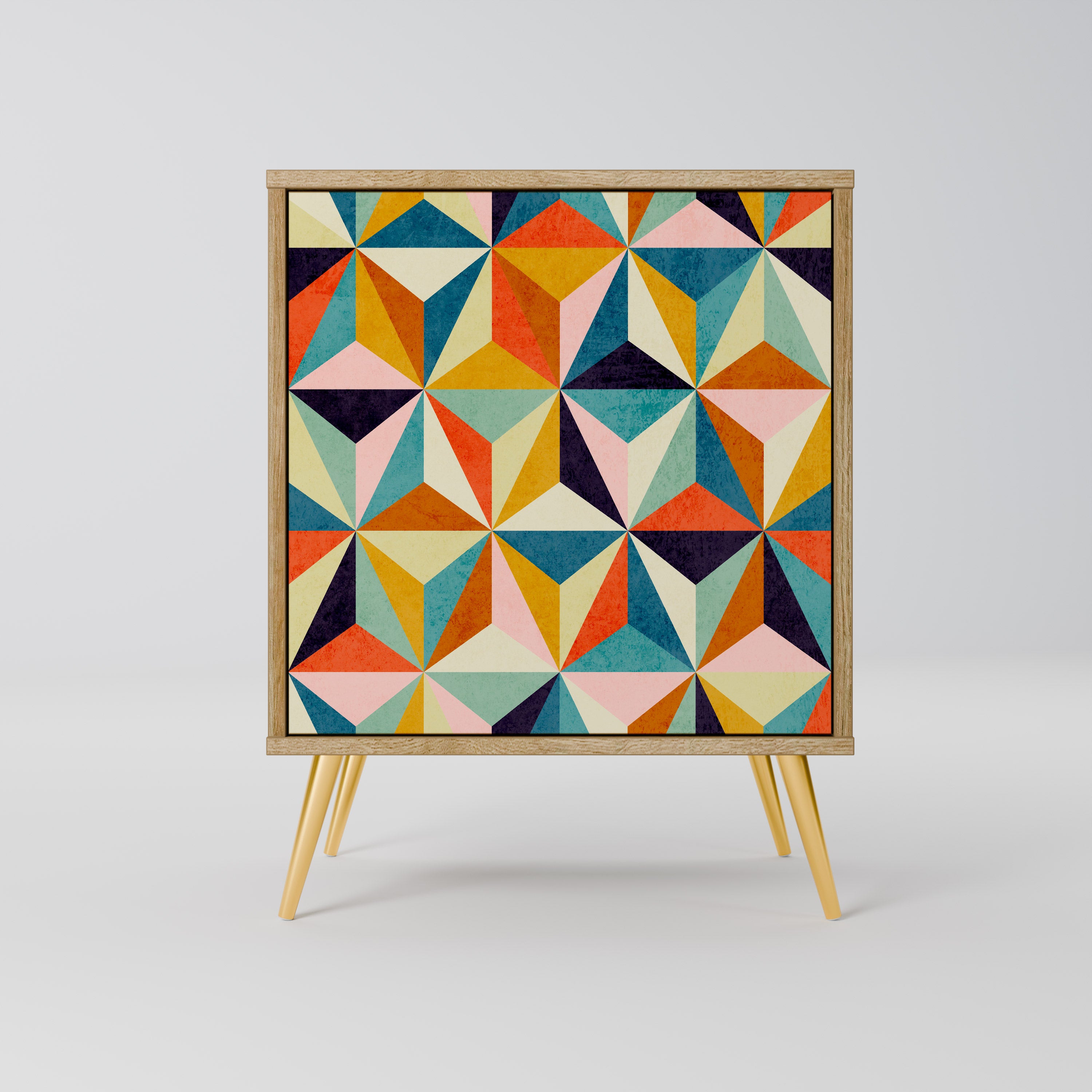 TESSELATE TREASURES Komoda 1-drzwiowa korpus Dąb Riva