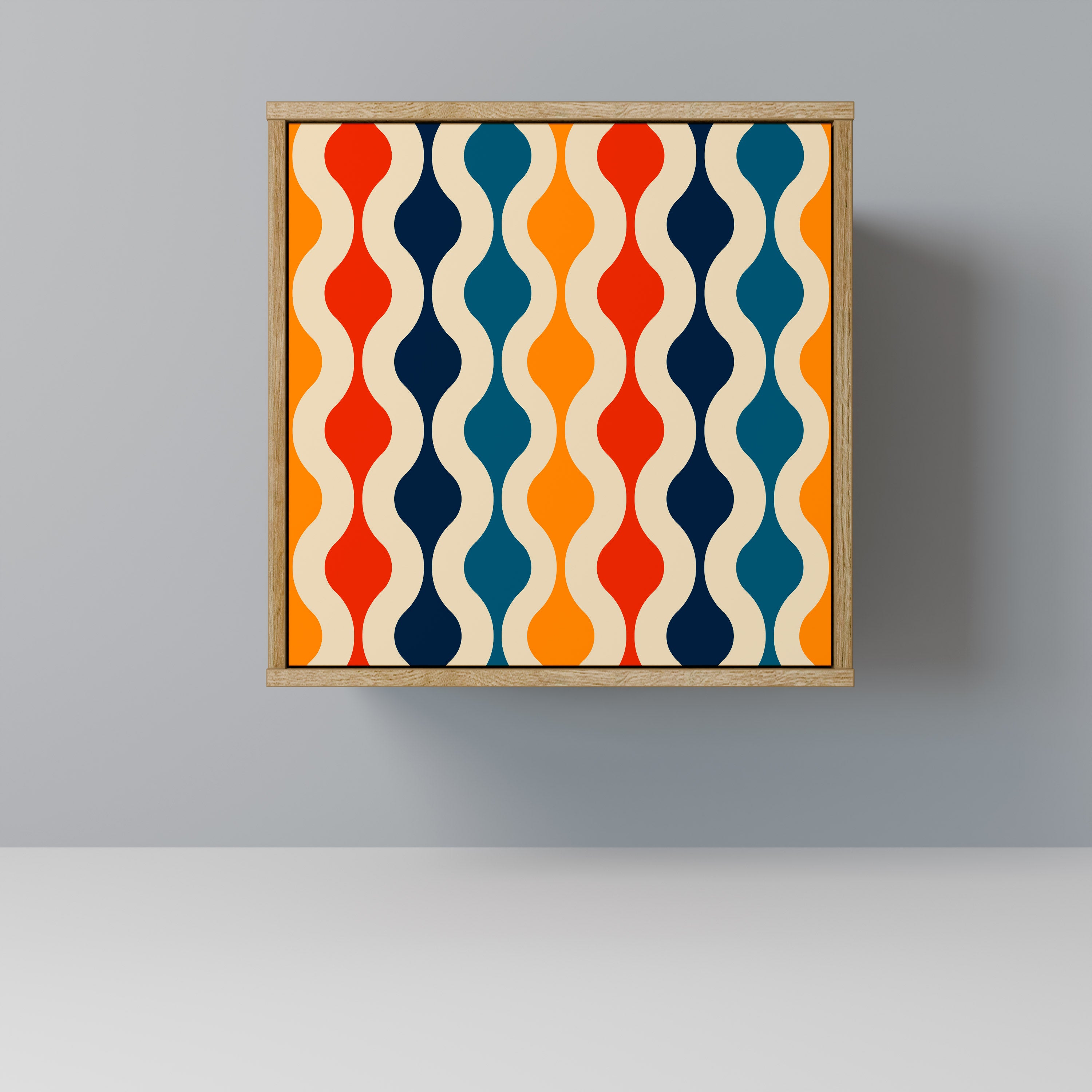 COLORFUL NOSTALGIA Komoda 1-drzwiowa korpus Dąb Riva