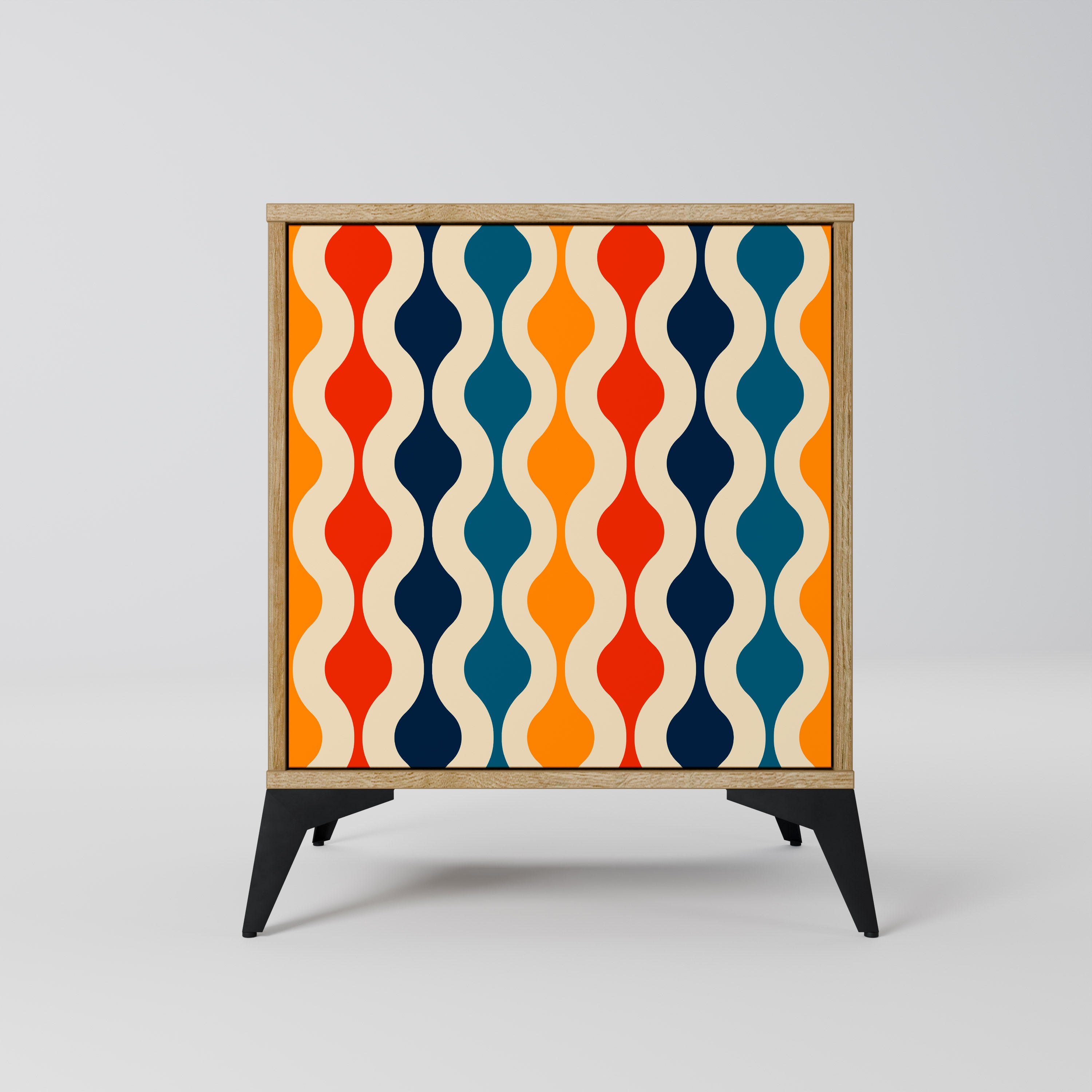 COLORFUL NOSTALGIA Komoda 1-drzwiowa korpus Dąb Riva