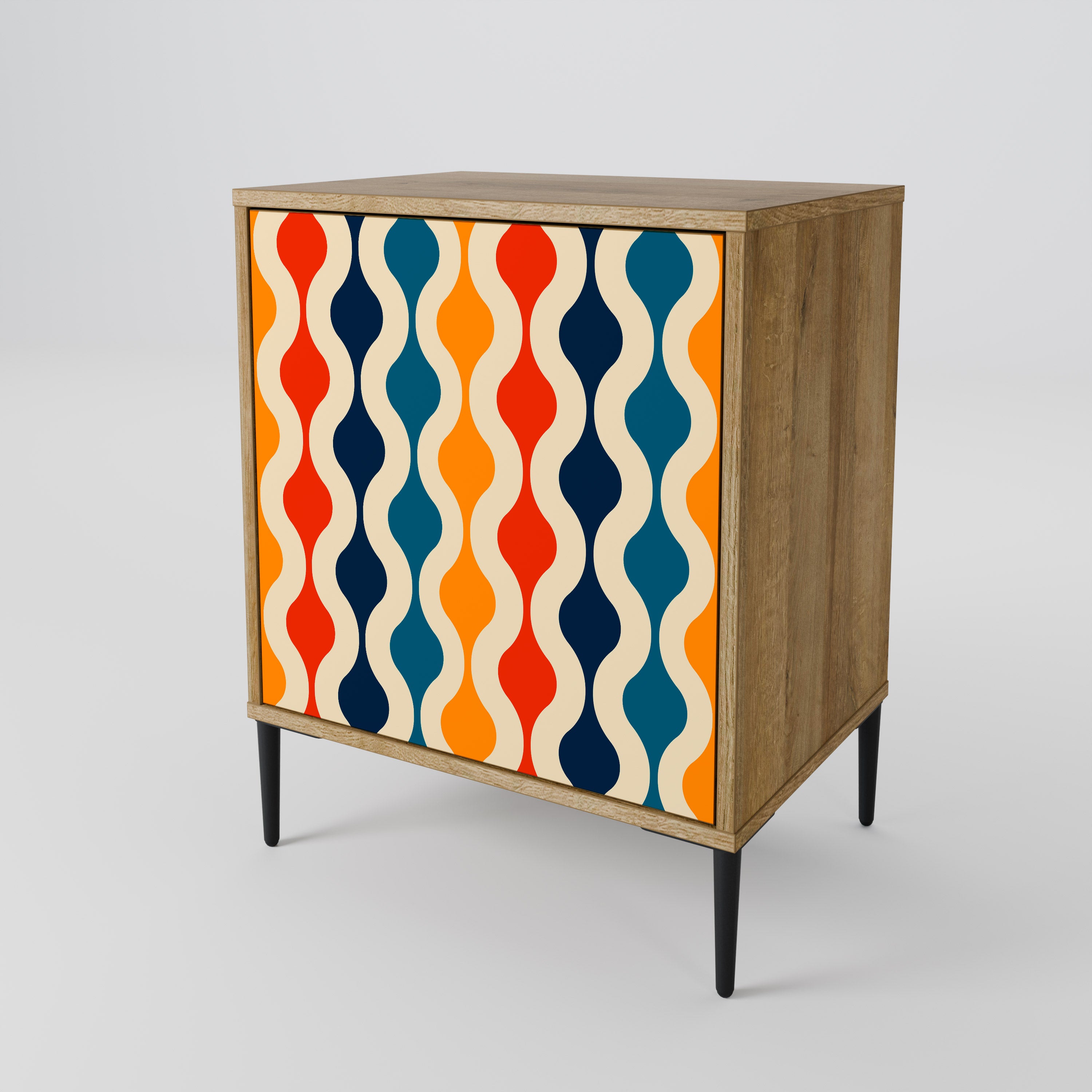 COLORFUL NOSTALGIA Komoda 1-drzwiowa korpus Dąb Riva