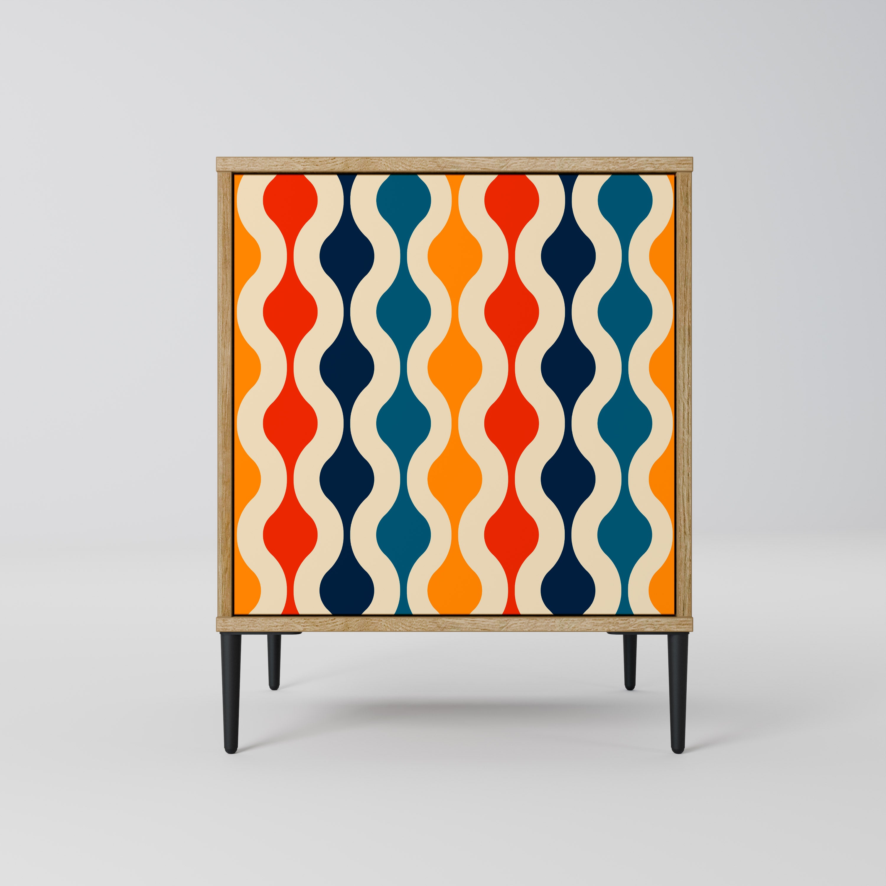 COLORFUL NOSTALGIA Komoda 1-drzwiowa korpus Dąb Riva