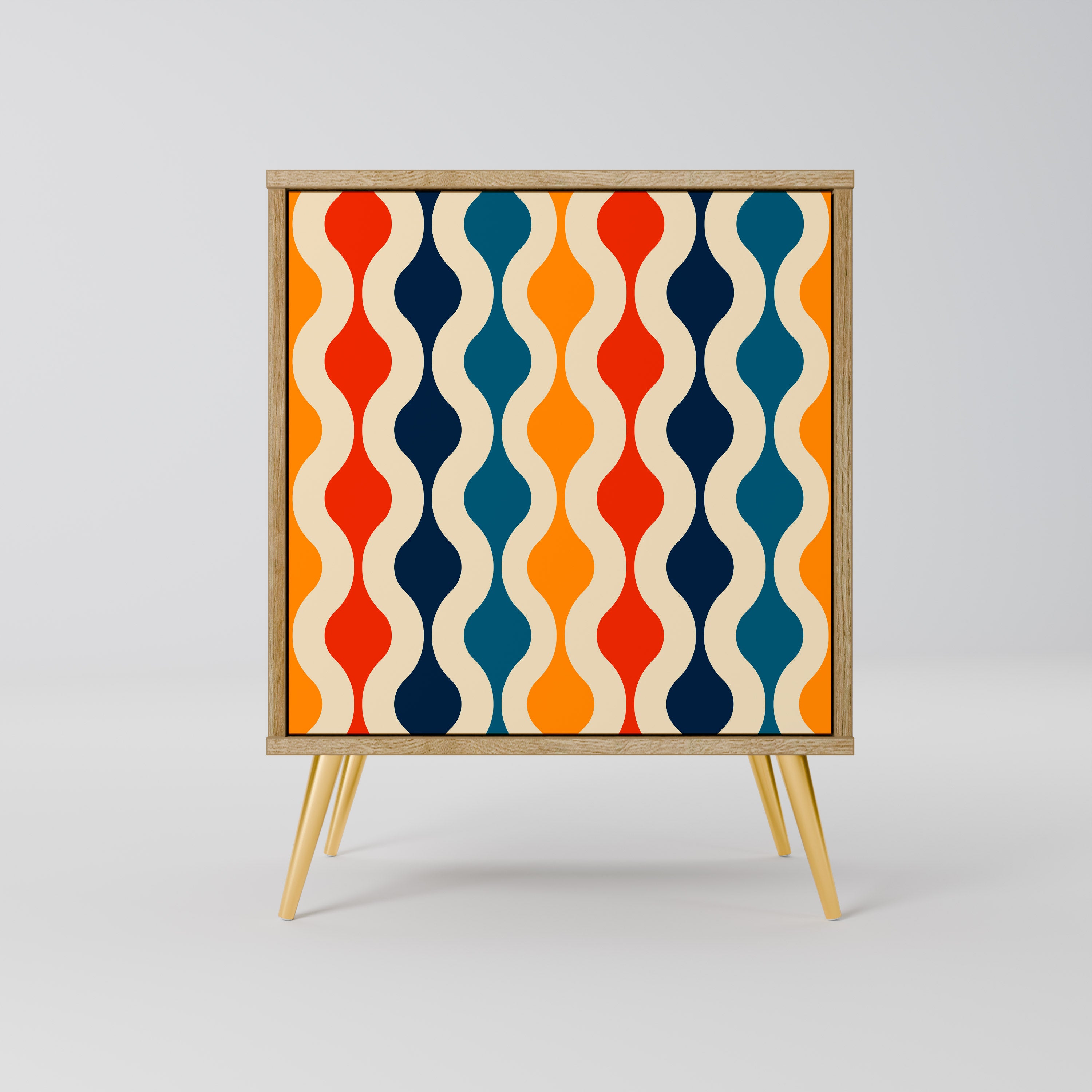 COLORFUL NOSTALGIA Komoda 1-drzwiowa korpus Dąb Riva