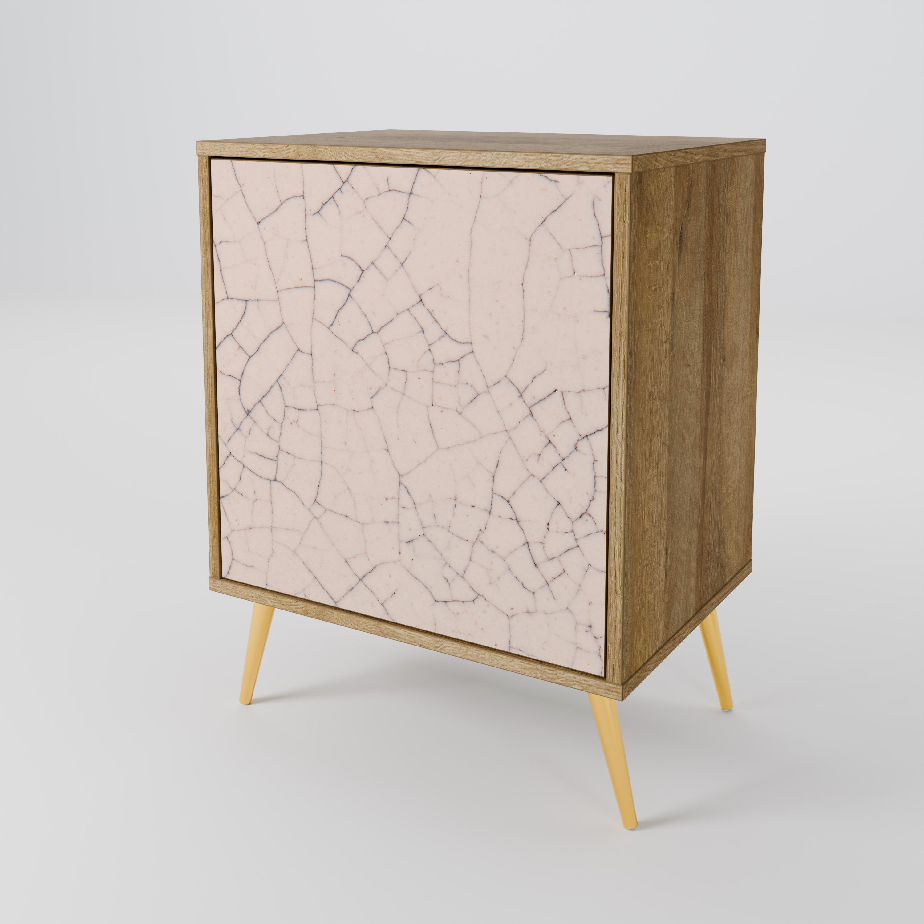 CERAMIC TEXTURE Komoda 1-drzwiowa korpus Dąb Riva