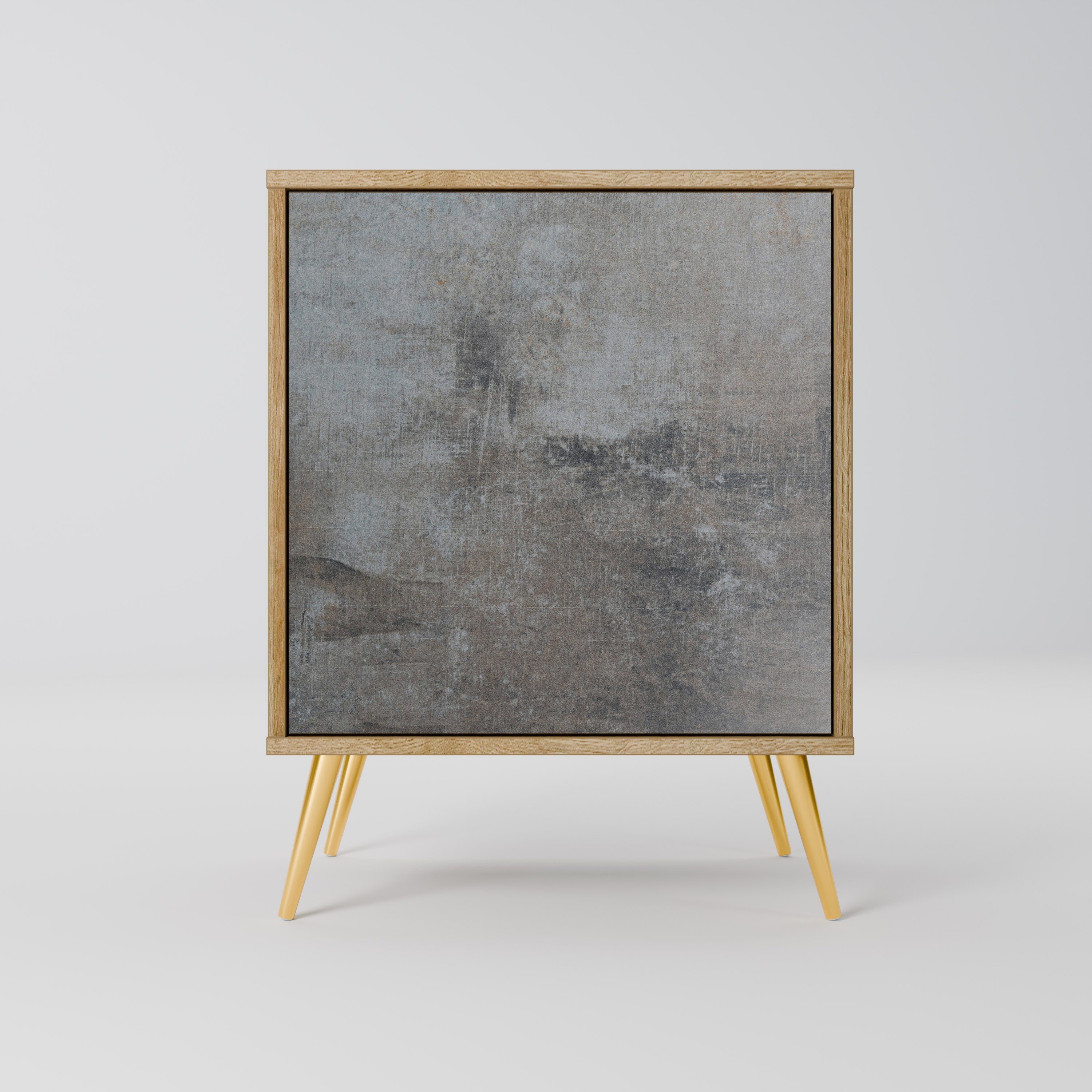 CONCRETE WALL Komoda 1-drzwiowa korpus Dąb Riva