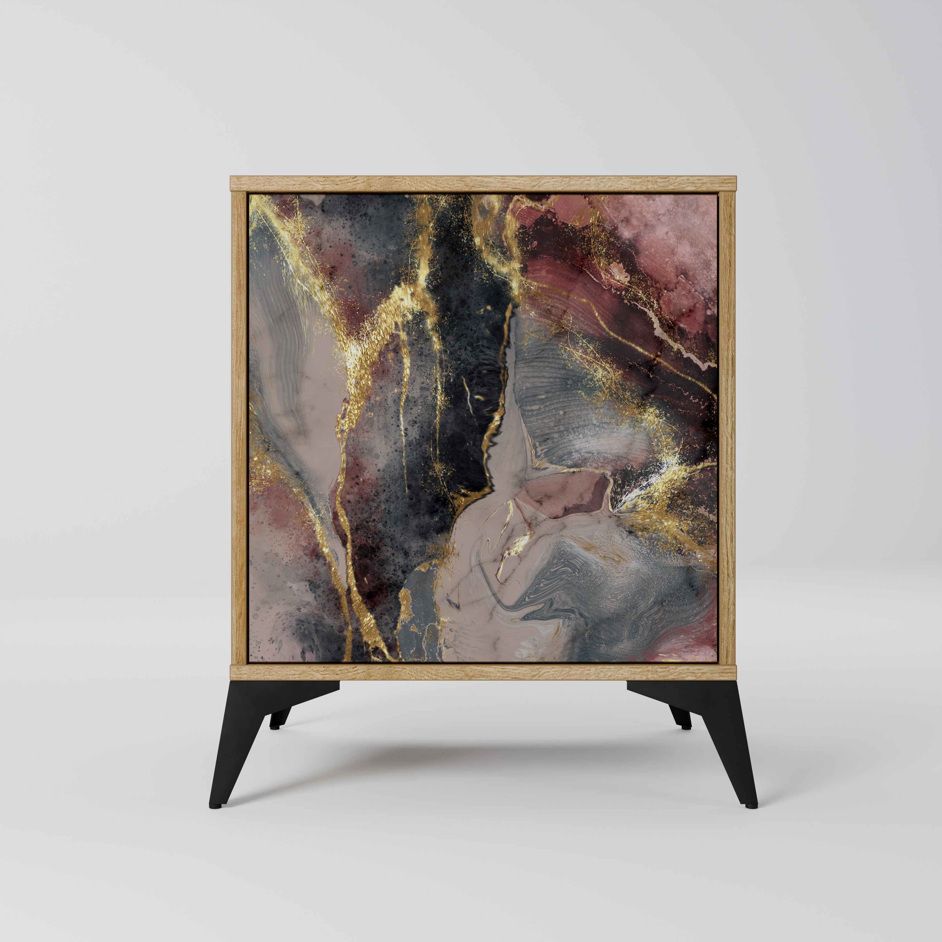 GOLDEN TIDES Komoda 1-drzwiowa korpus Dąb Riva