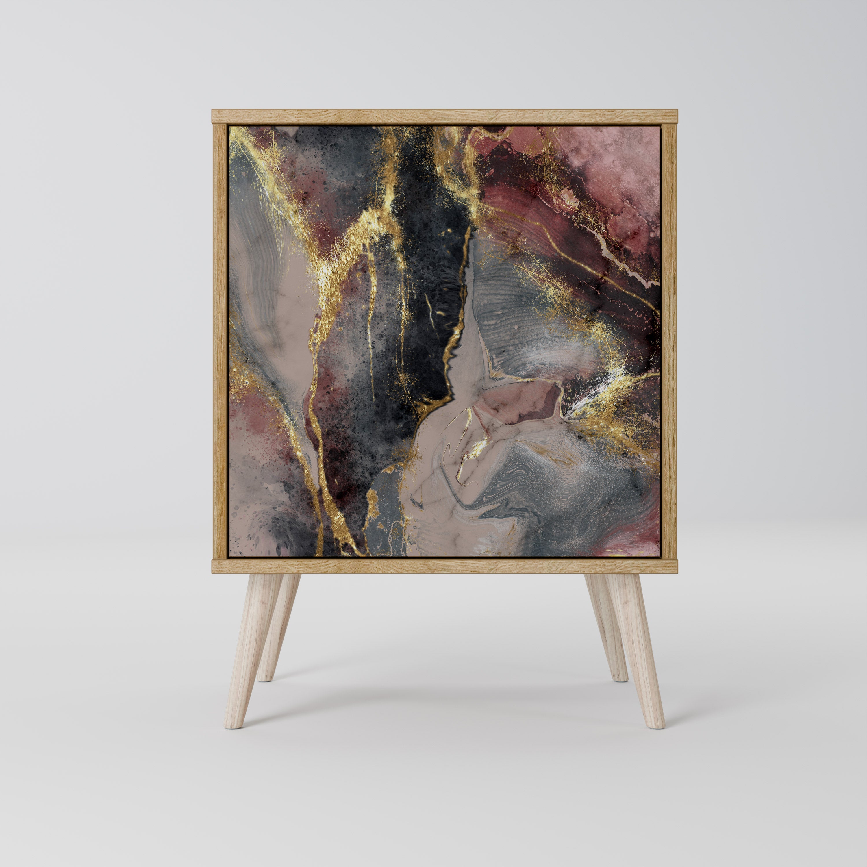 GOLDEN TIDES Komoda 1-drzwiowa korpus Dąb Riva