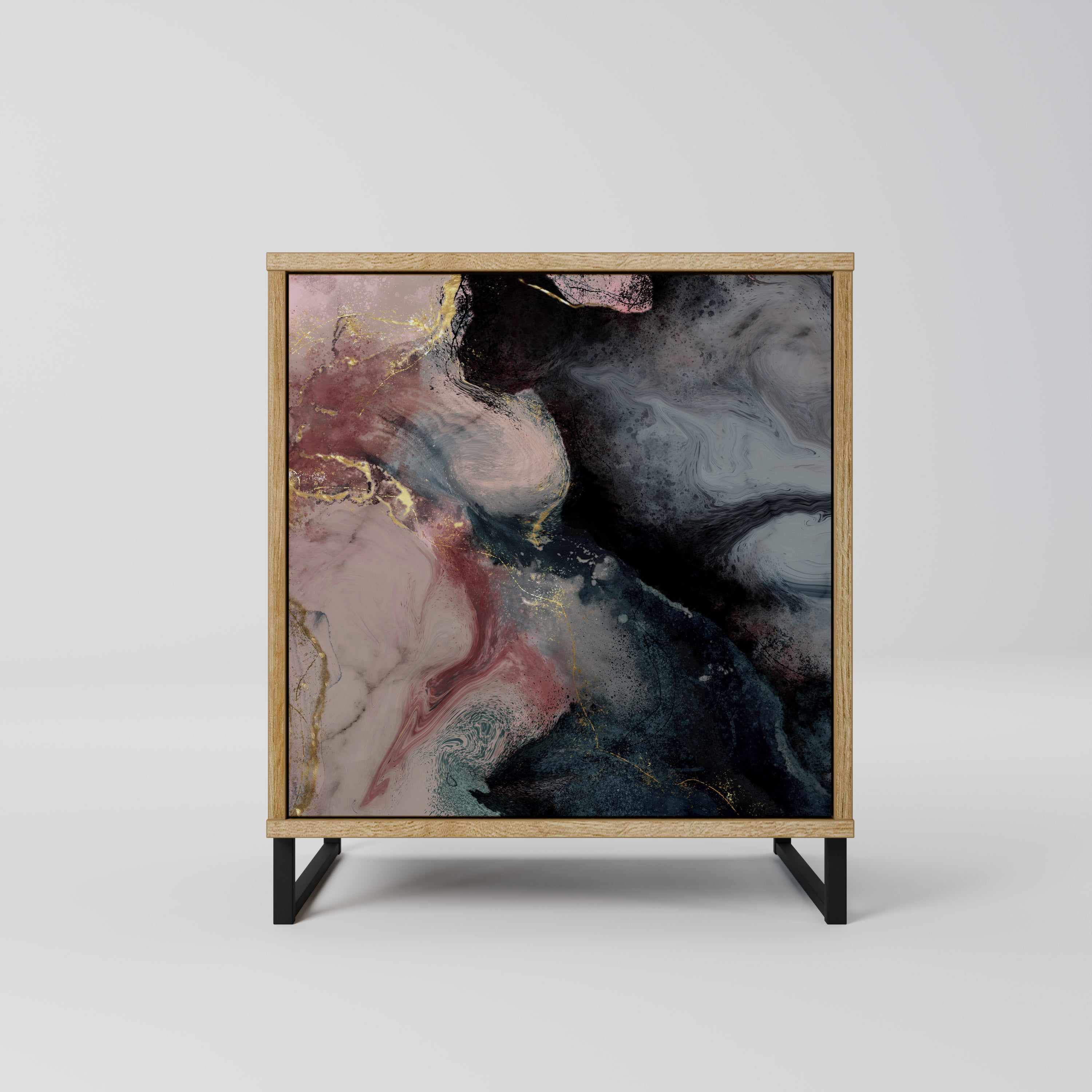 GILDED SWIRLS Komoda 1-drzwiowa korpus Dąb Riva