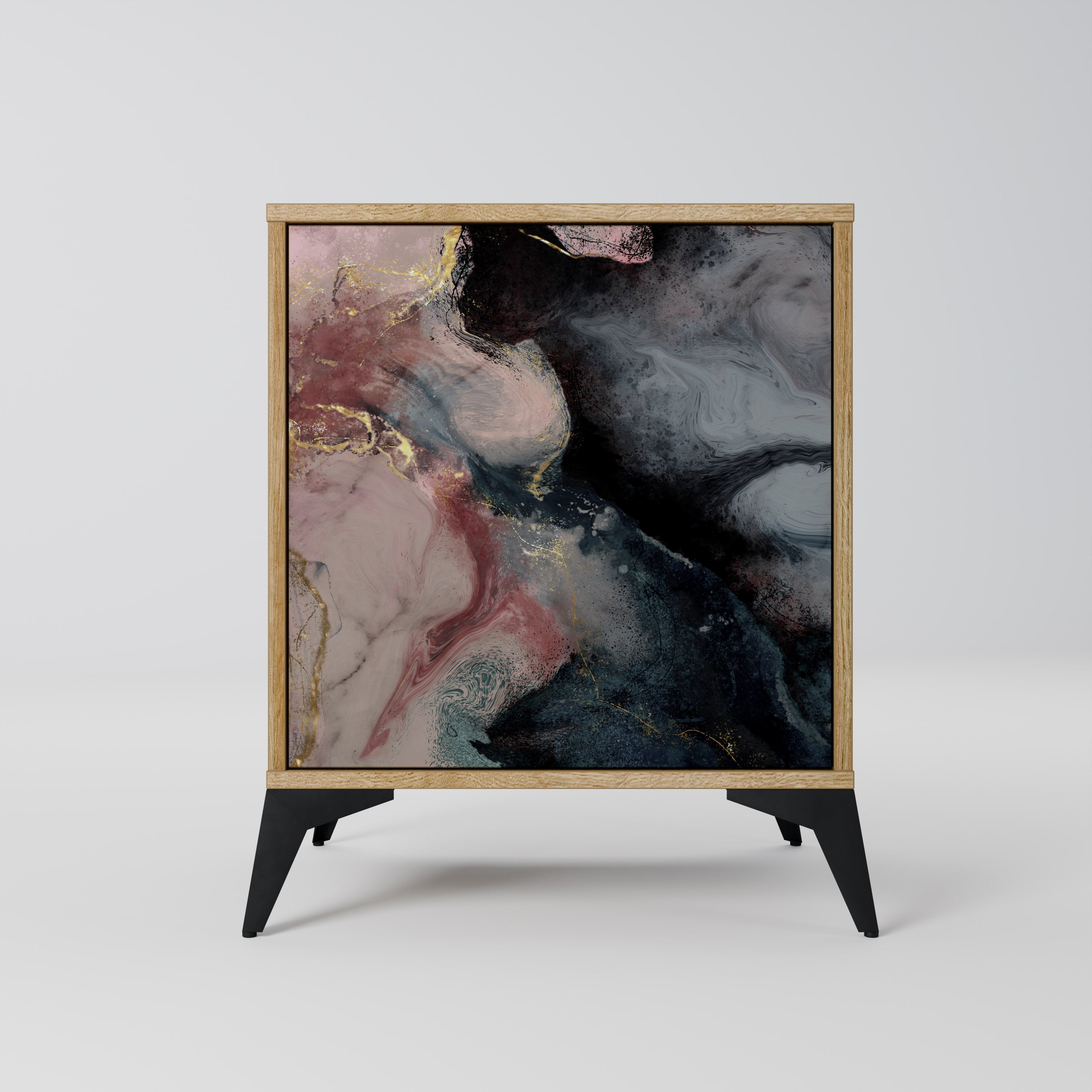 GILDED SWIRLS Komoda 1-drzwiowa korpus Dąb Riva