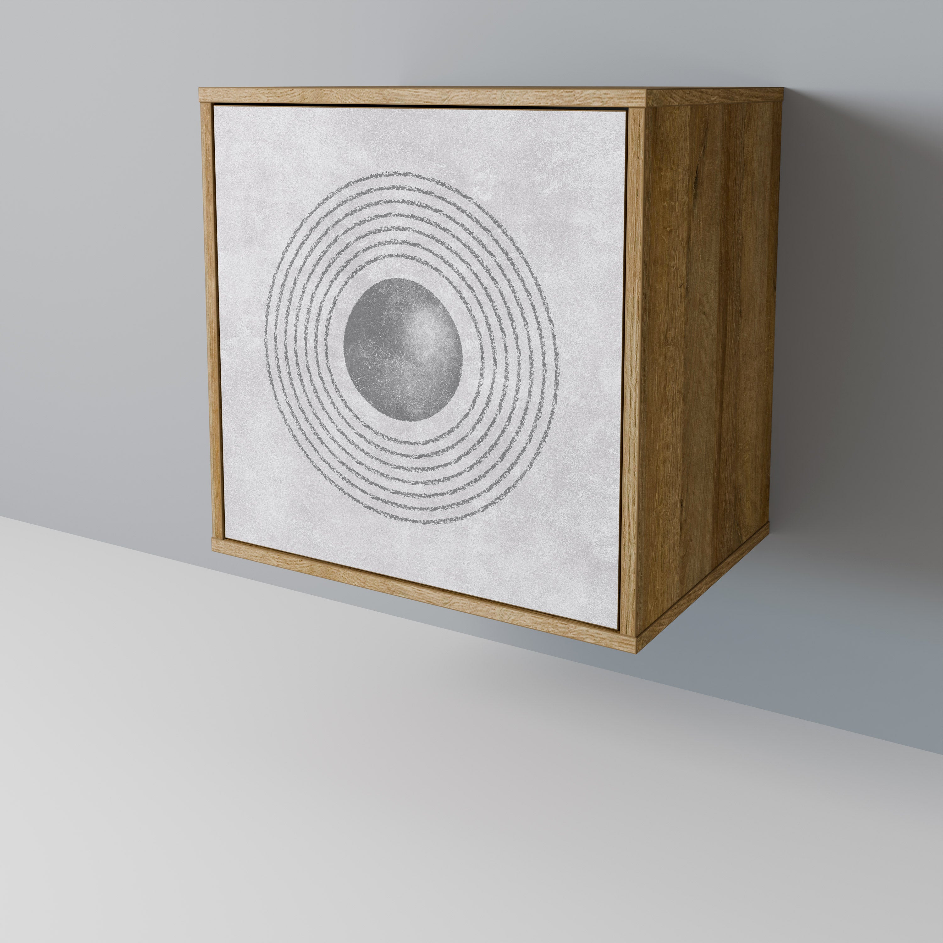 SOLID CIRCLES Komoda 1-drzwiowa korpus Dąb Riva