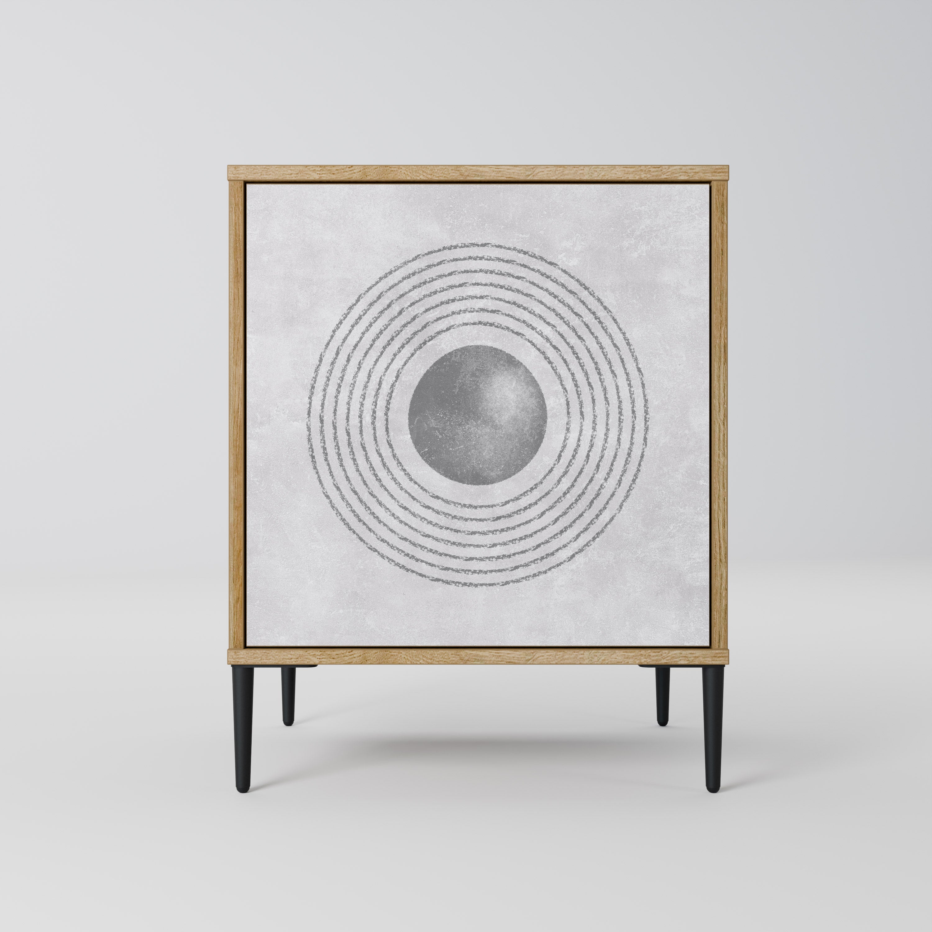 SOLID CIRCLES Komoda 1-drzwiowa korpus Dąb Riva