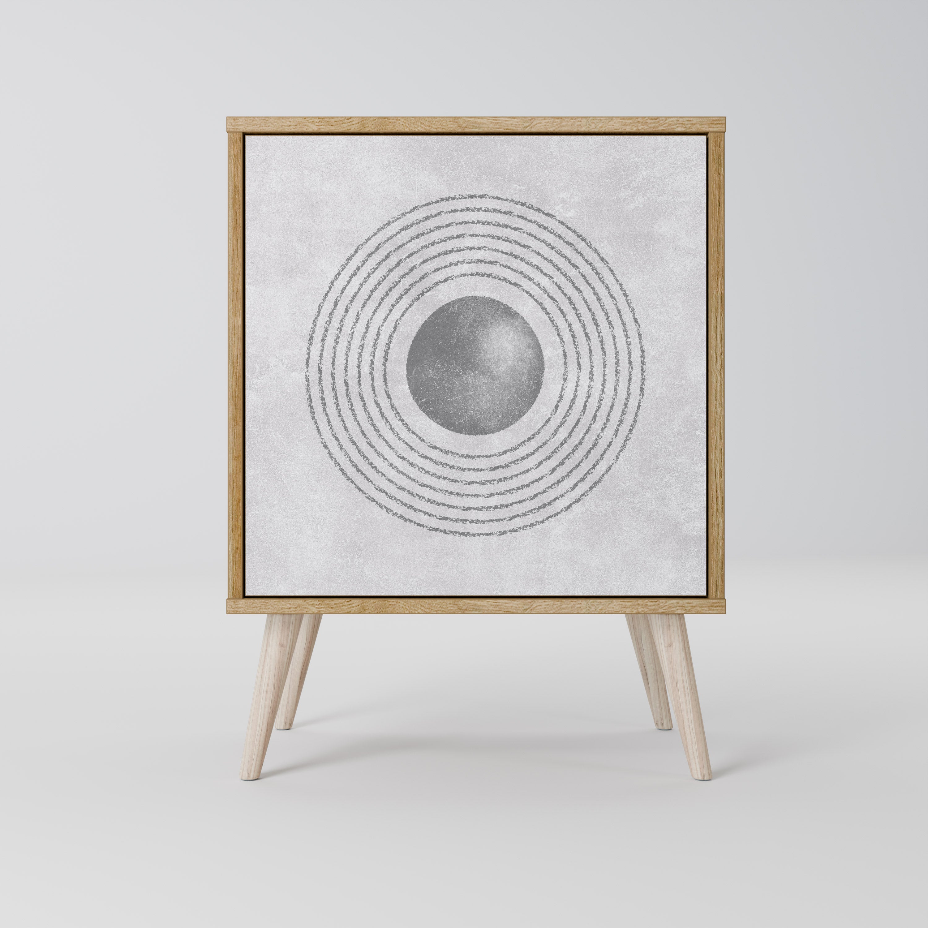 SOLID CIRCLES Komoda 1-drzwiowa korpus Dąb Riva