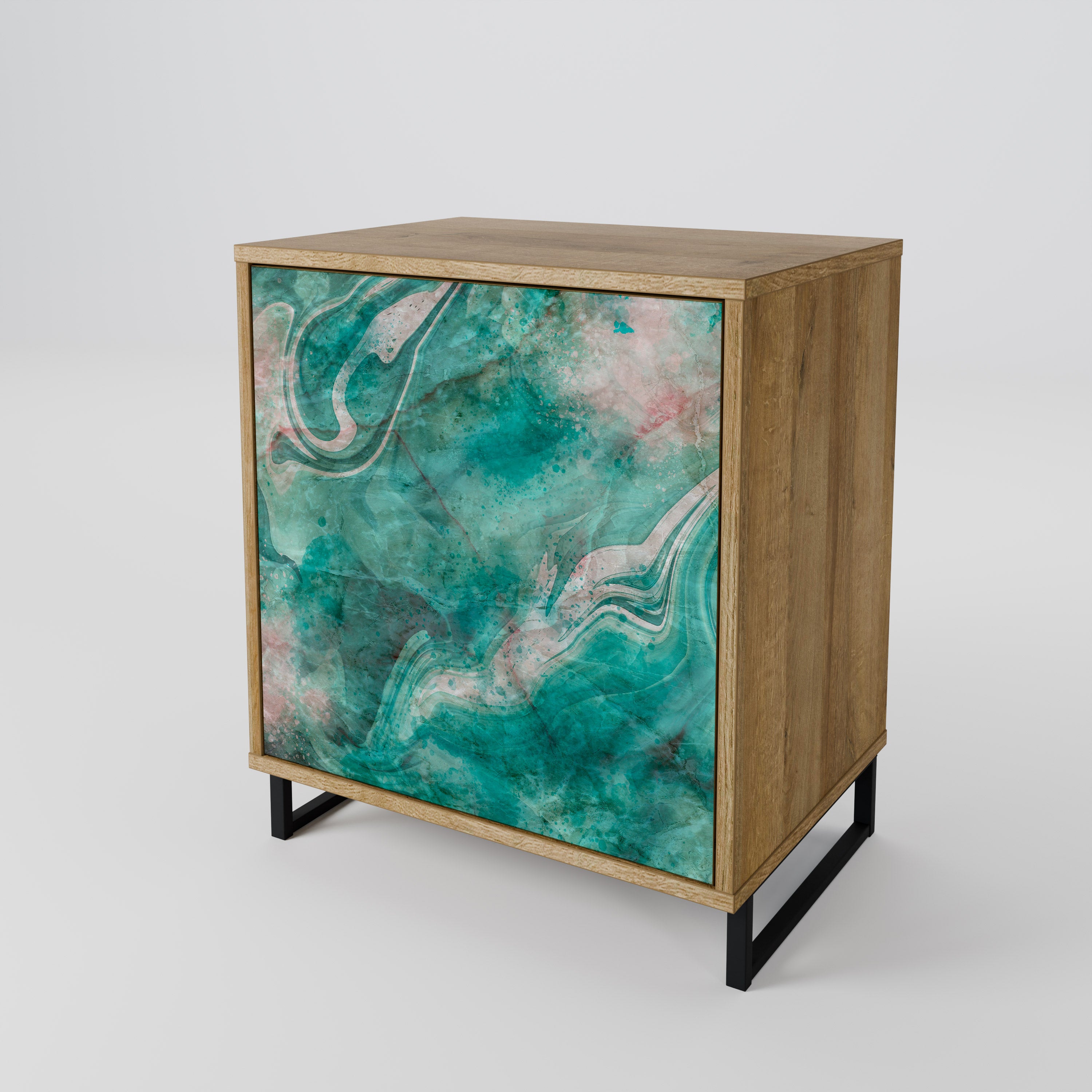 ABSTRACT ALCHEMY Komoda 1-drzwiowa korpus Dąb Riva