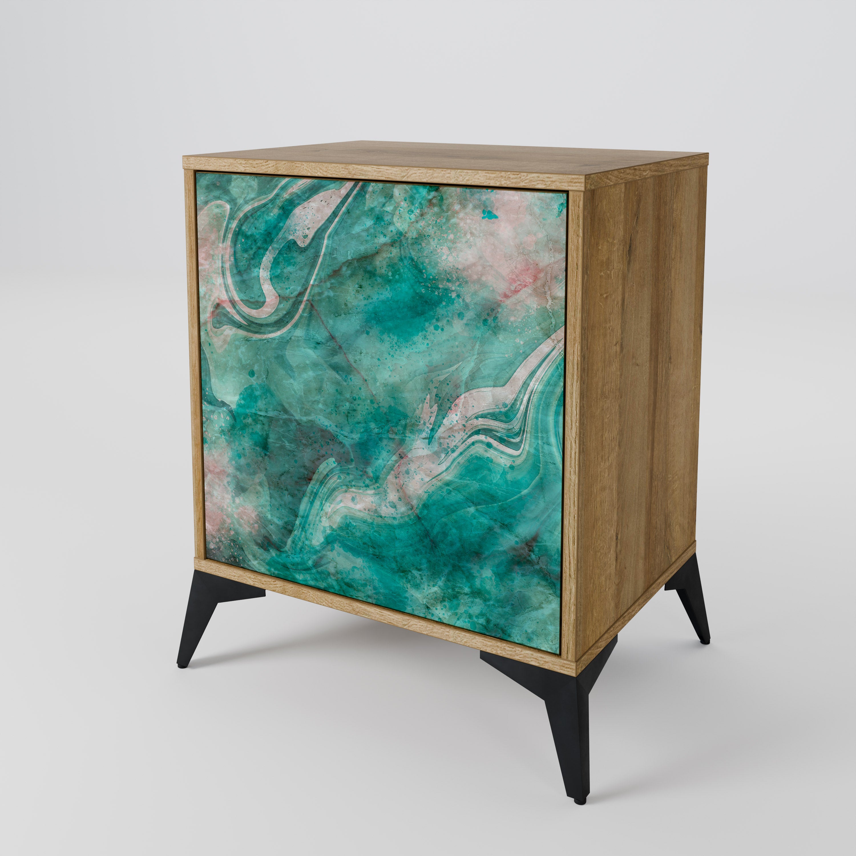 ABSTRACT ALCHEMY Komoda 1-drzwiowa korpus Dąb Riva