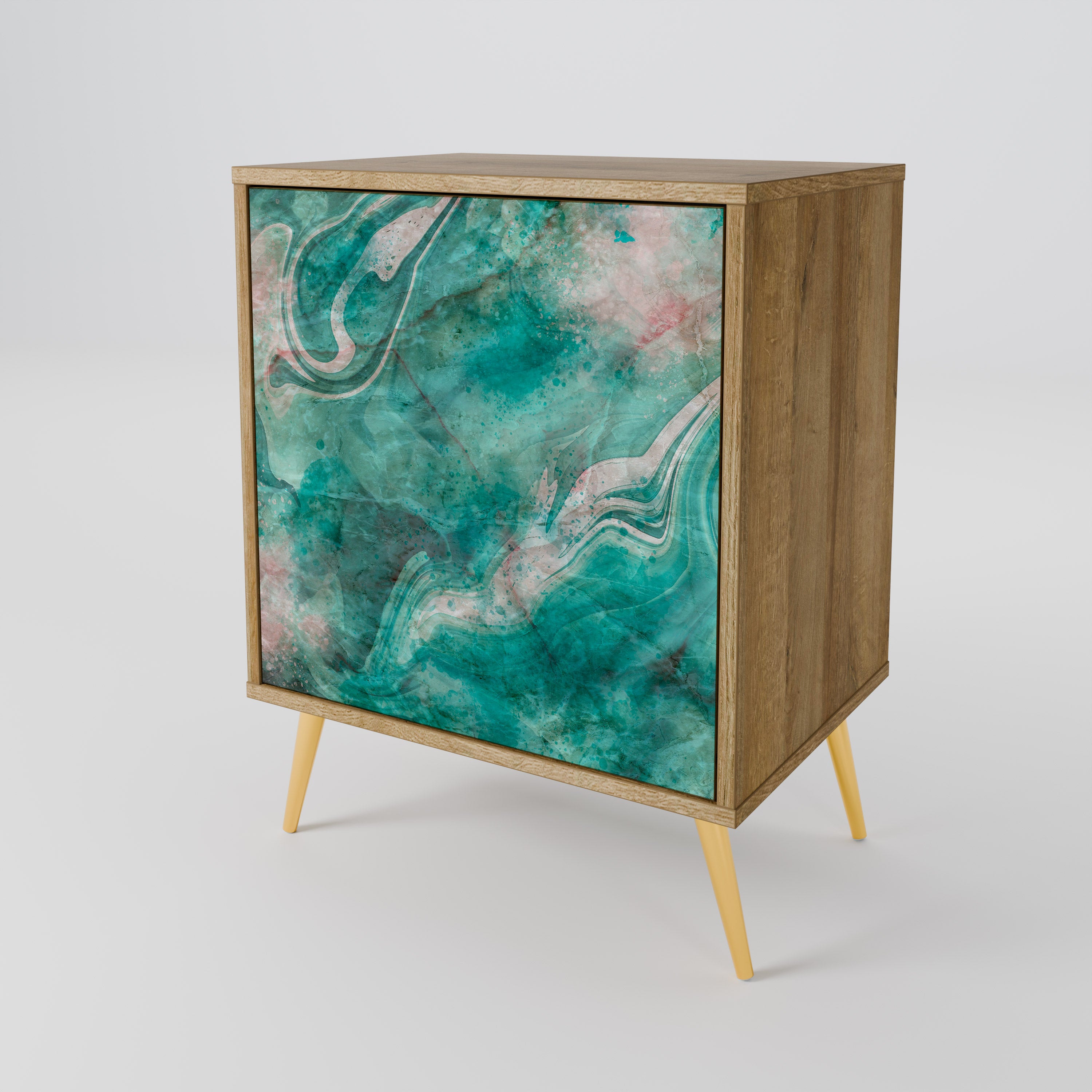 ABSTRACT ALCHEMY Komoda 1-drzwiowa korpus Dąb Riva