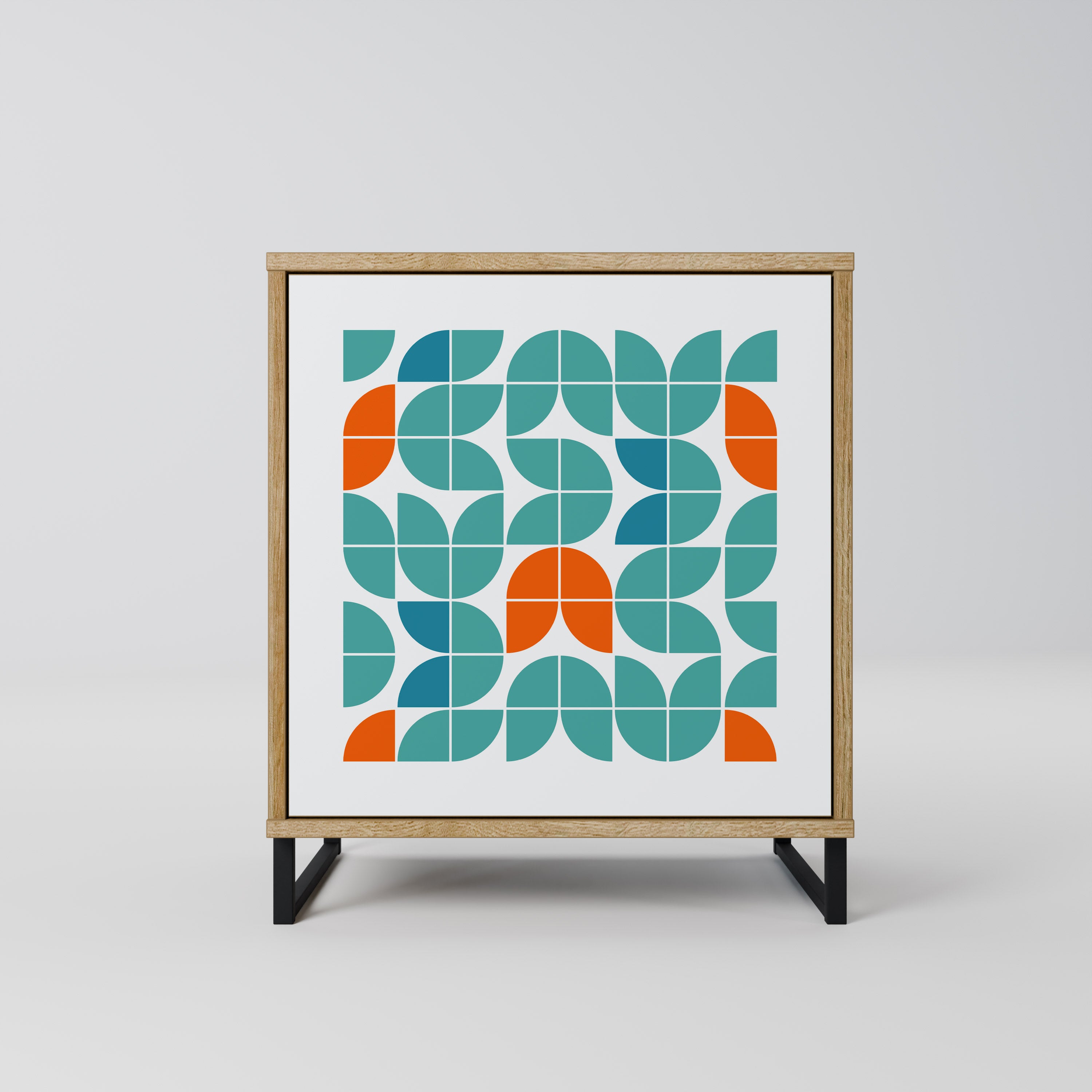 BE THE CHANGE Komoda 1-drzwiowa korpus Dąb Riva