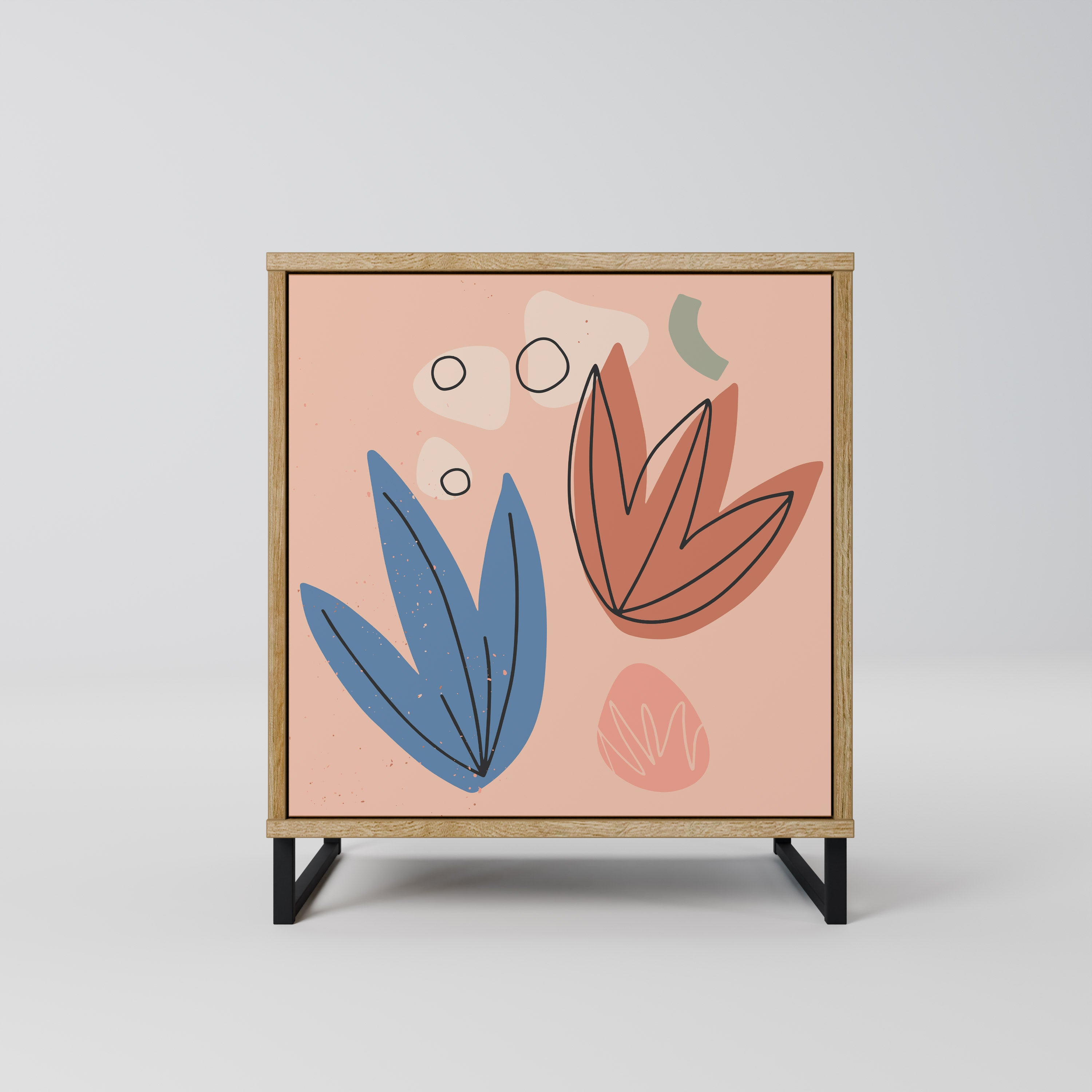 PASTEL DESTINY Komoda 1-drzwiowa korpus Dąb Riva