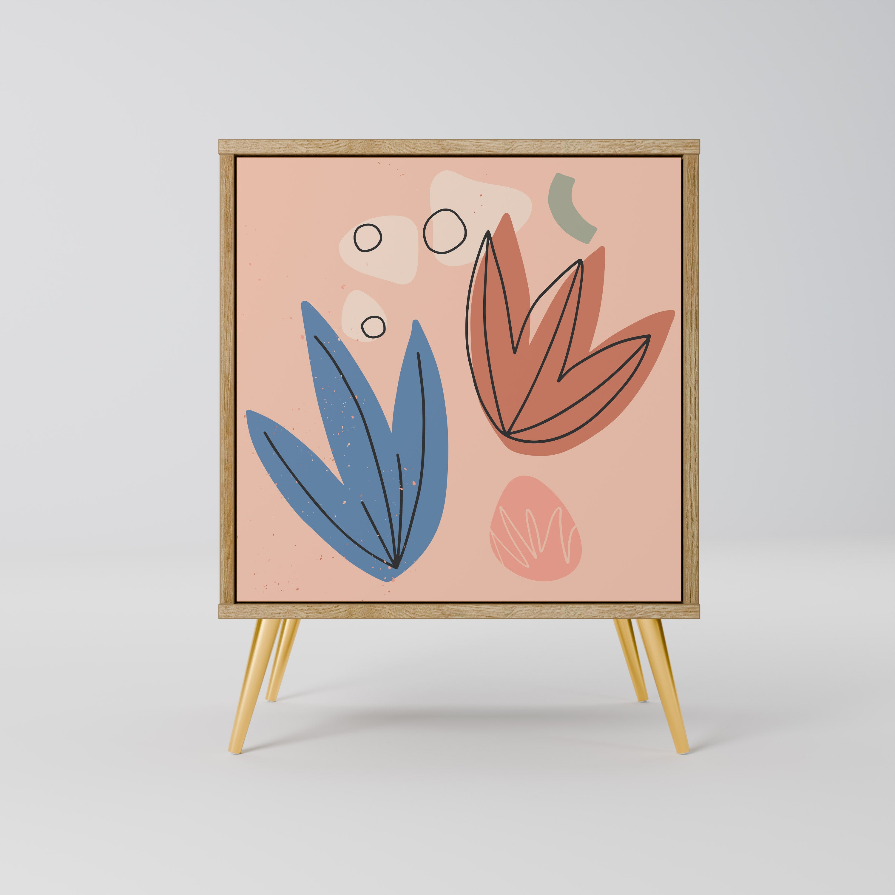 PASTEL DESTINY Komoda 1-drzwiowa korpus Dąb Riva