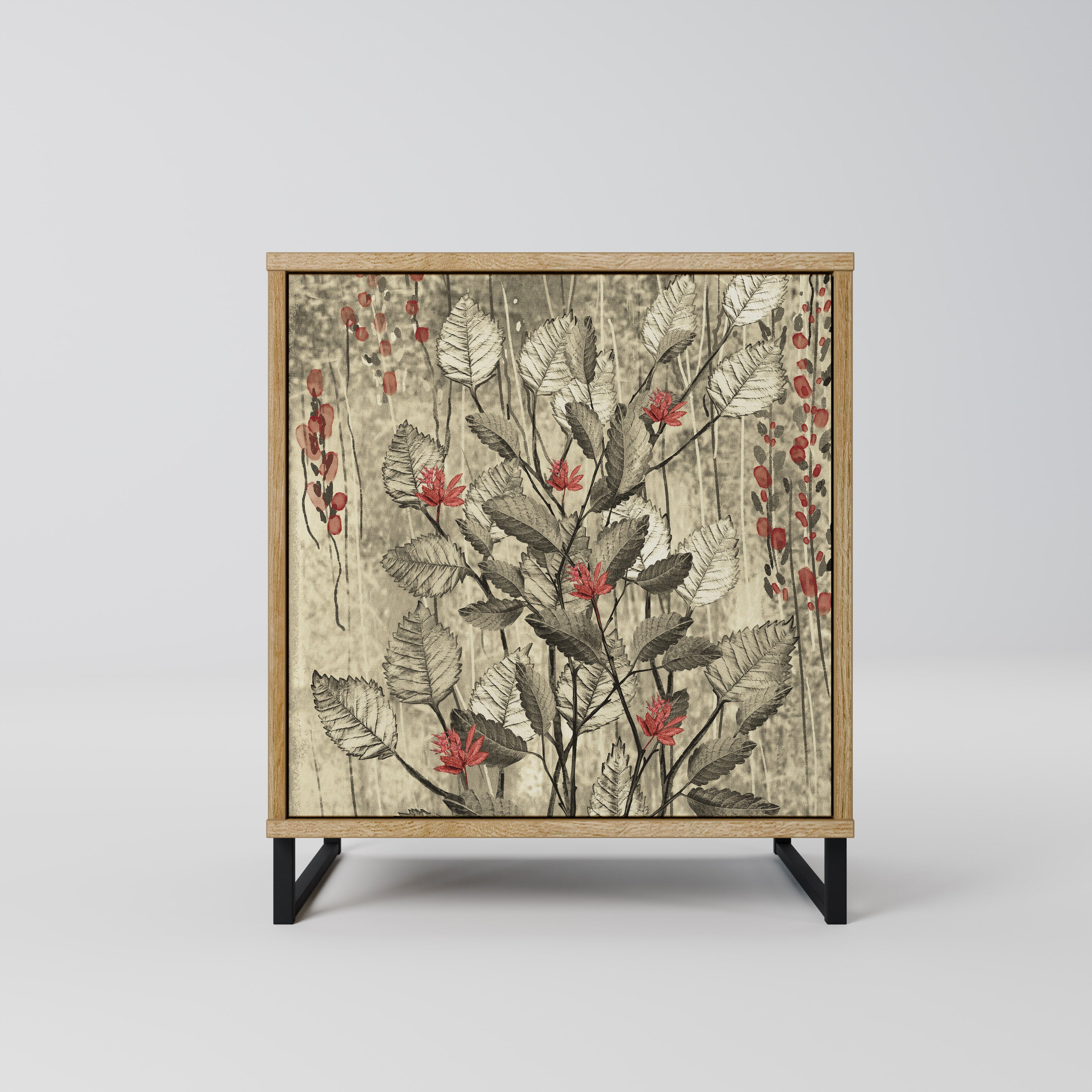 HERBAL GRACE Komoda 1-drzwiowa korpus Dąb Riva