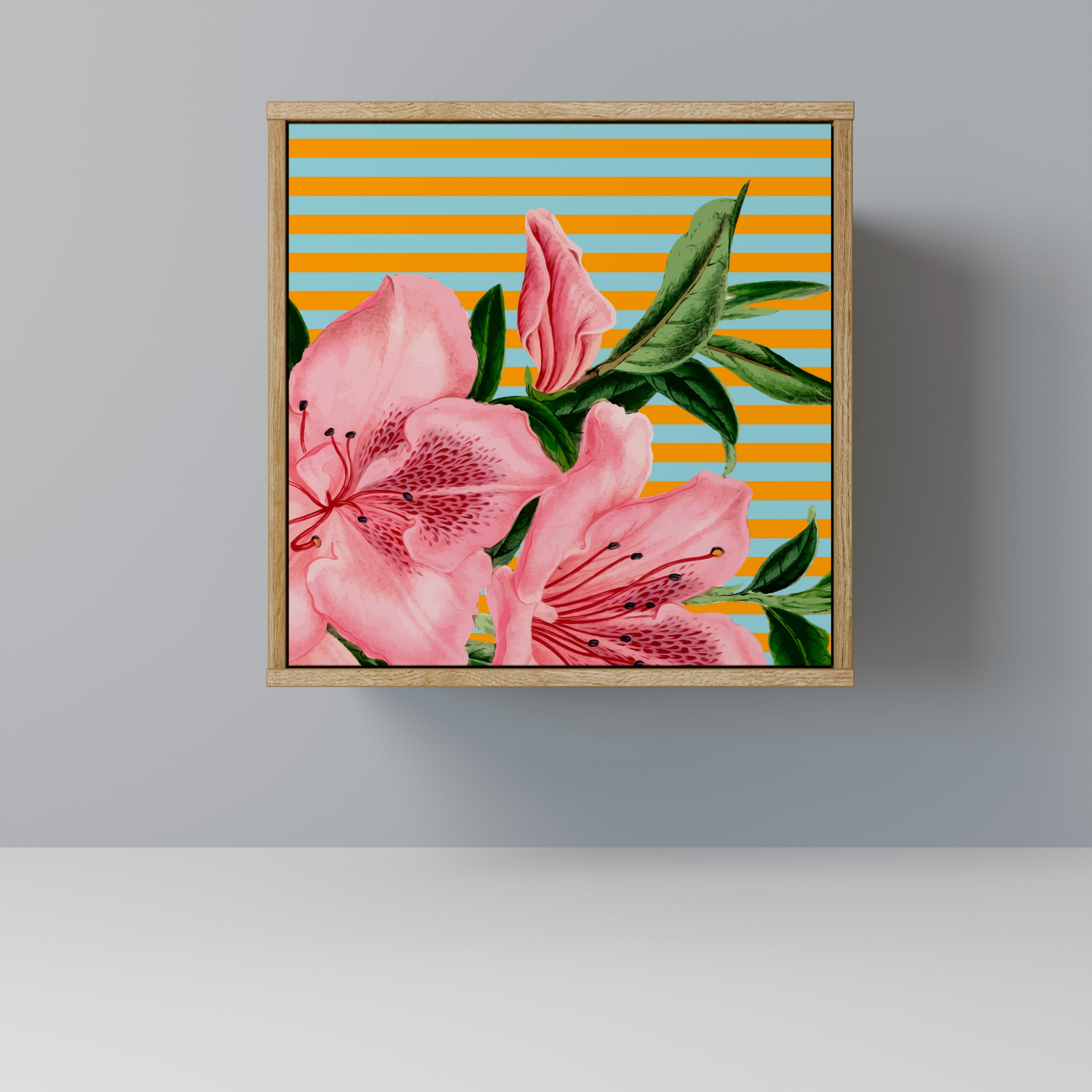 FRAGILE BEAUTY Komoda 1-drzwiowa korpus Dąb Riva