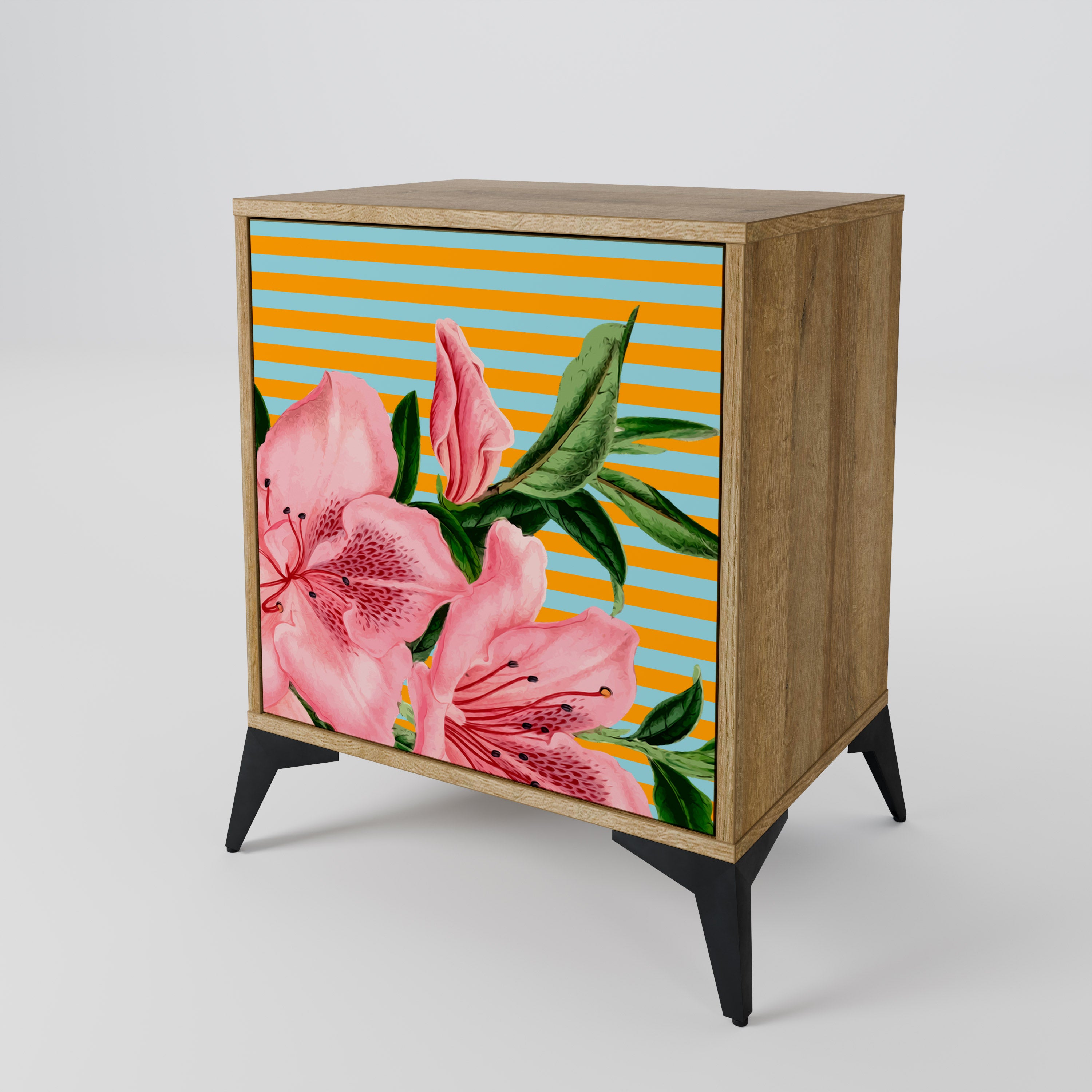 FRAGILE BEAUTY Komoda 1-drzwiowa korpus Dąb Riva