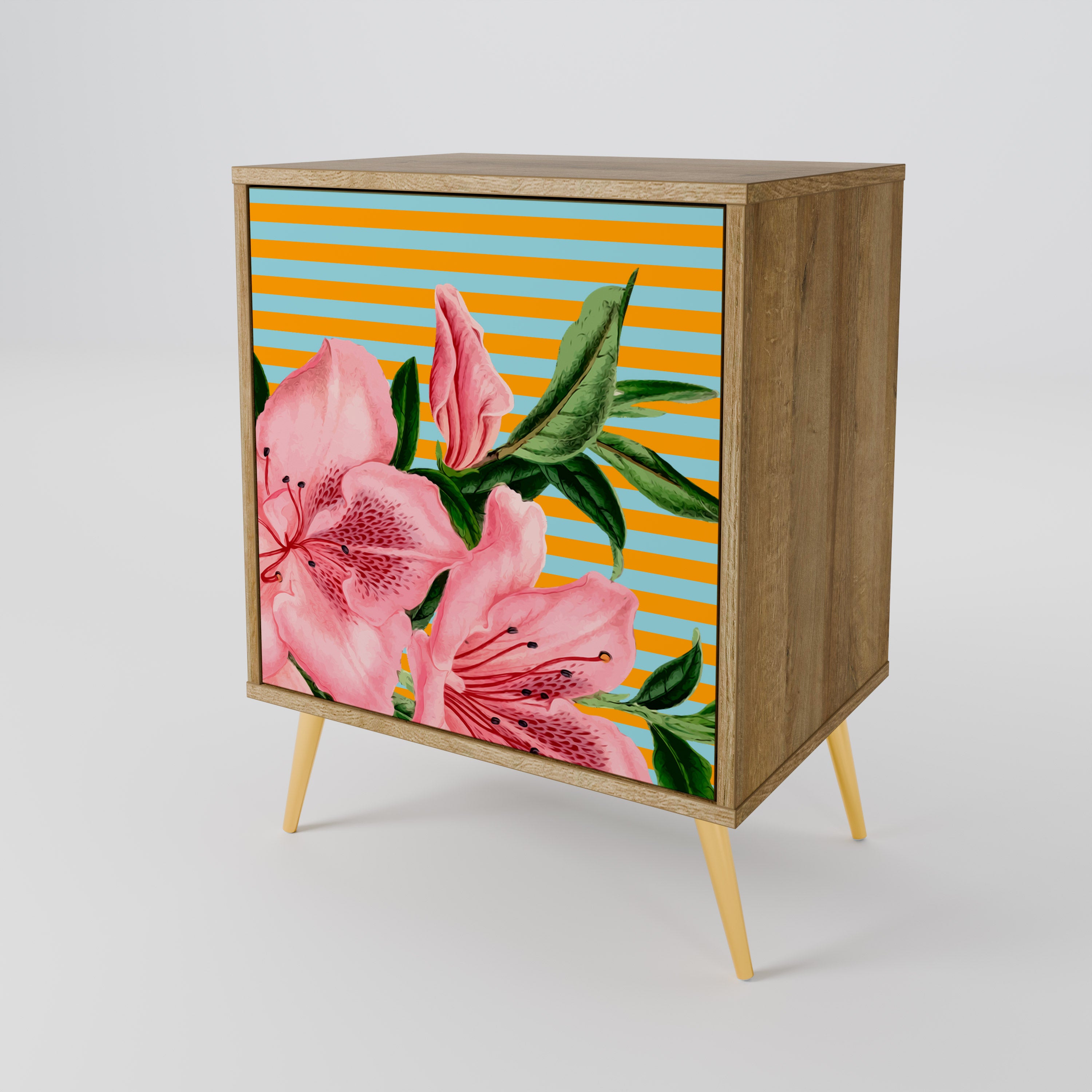 FRAGILE BEAUTY Komoda 1-drzwiowa korpus Dąb Riva