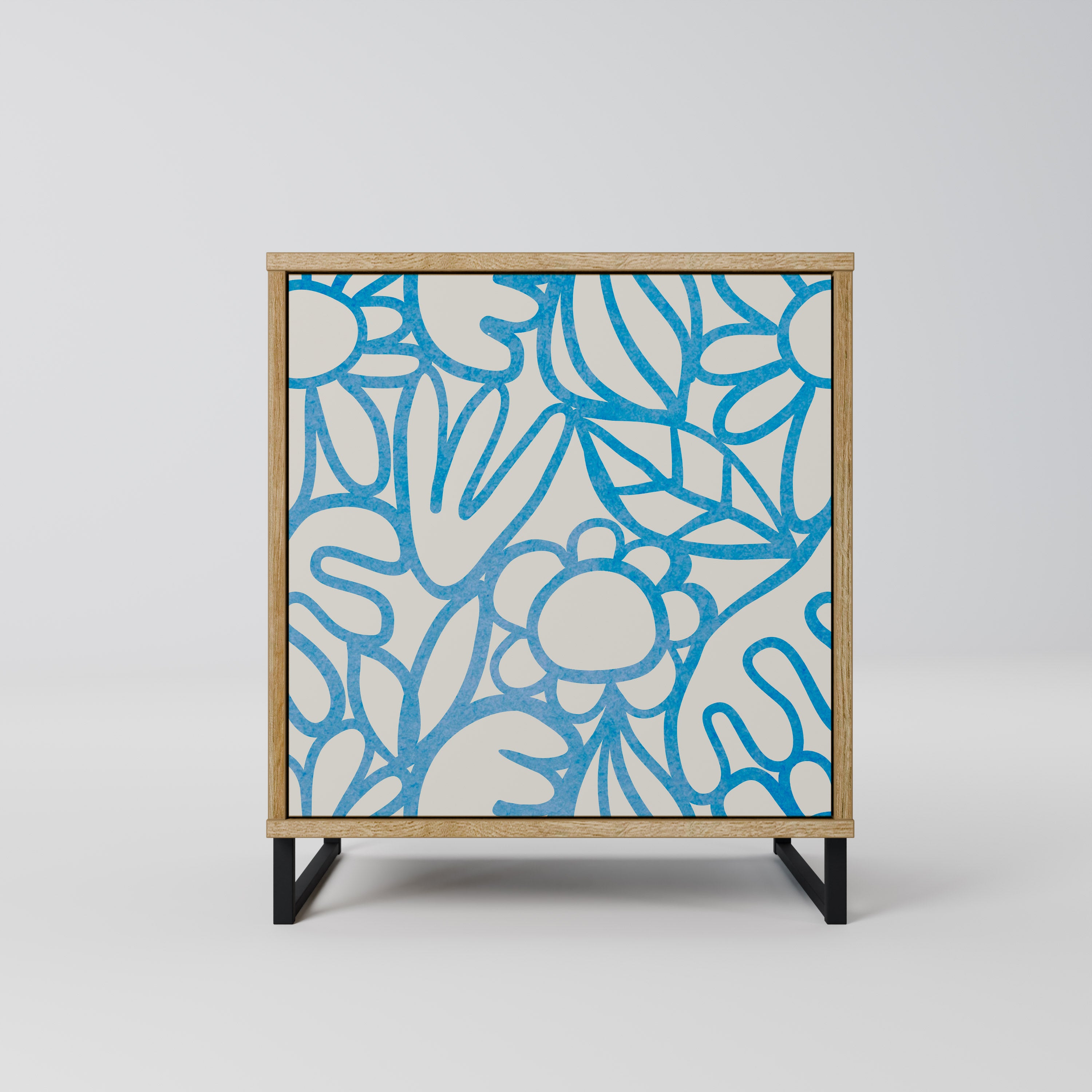 BLOOMY MORNING Komoda 1-drzwiowa korpus Dąb Riva