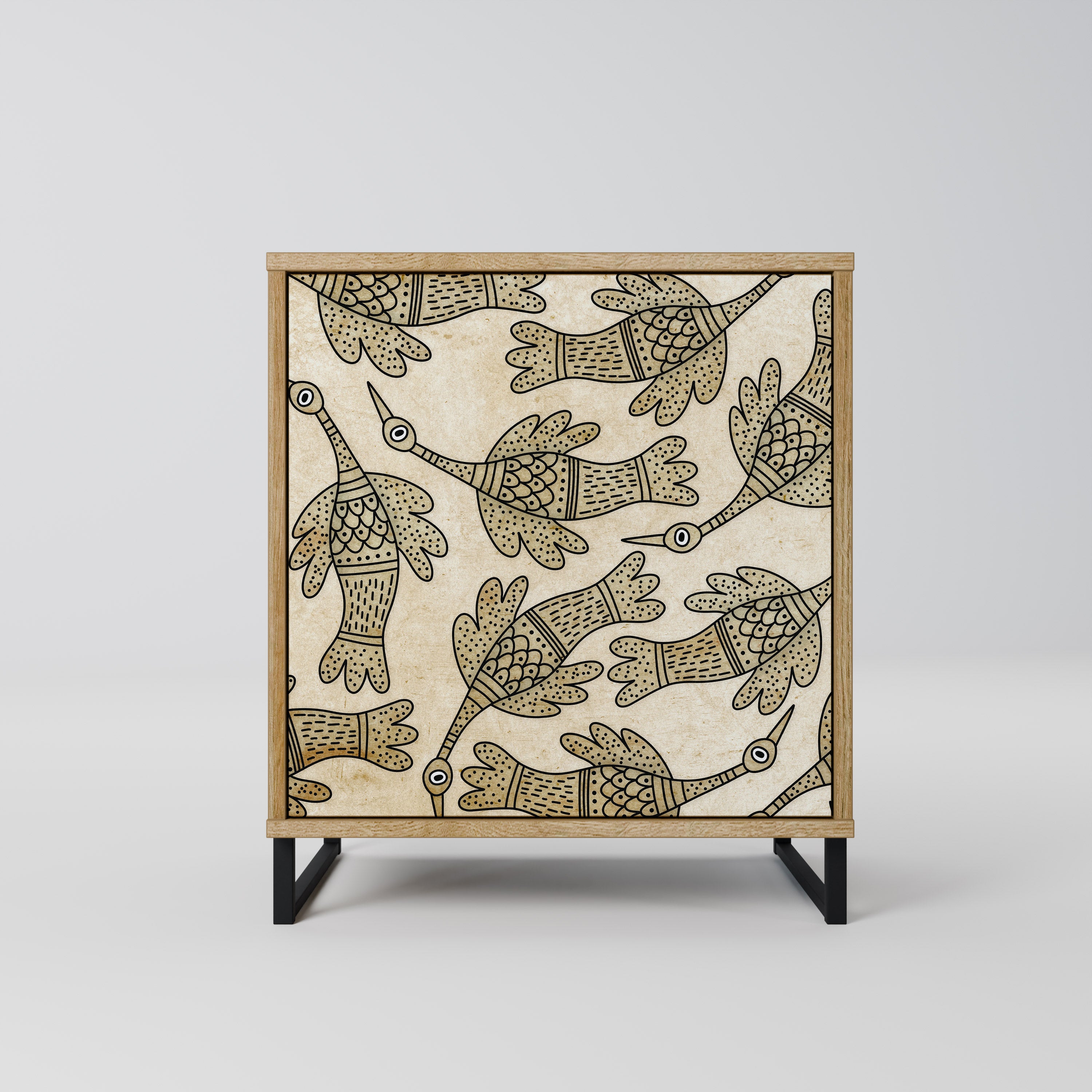 ALMONDINE SONGBIRD Komoda 1-drzwiowa korpus Dąb Riva