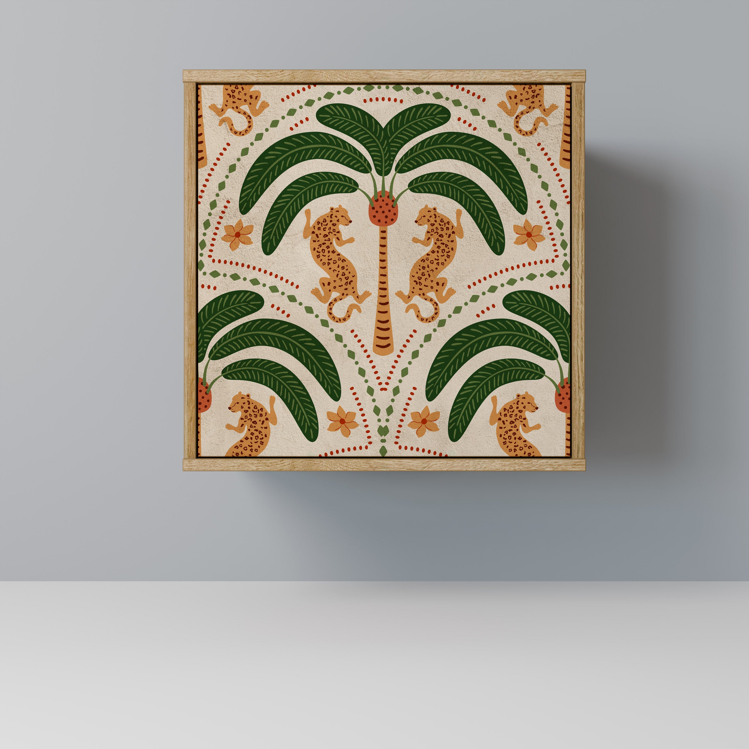 DANCING PREDATORS Komoda 1-drzwiowa korpus Dąb Riva