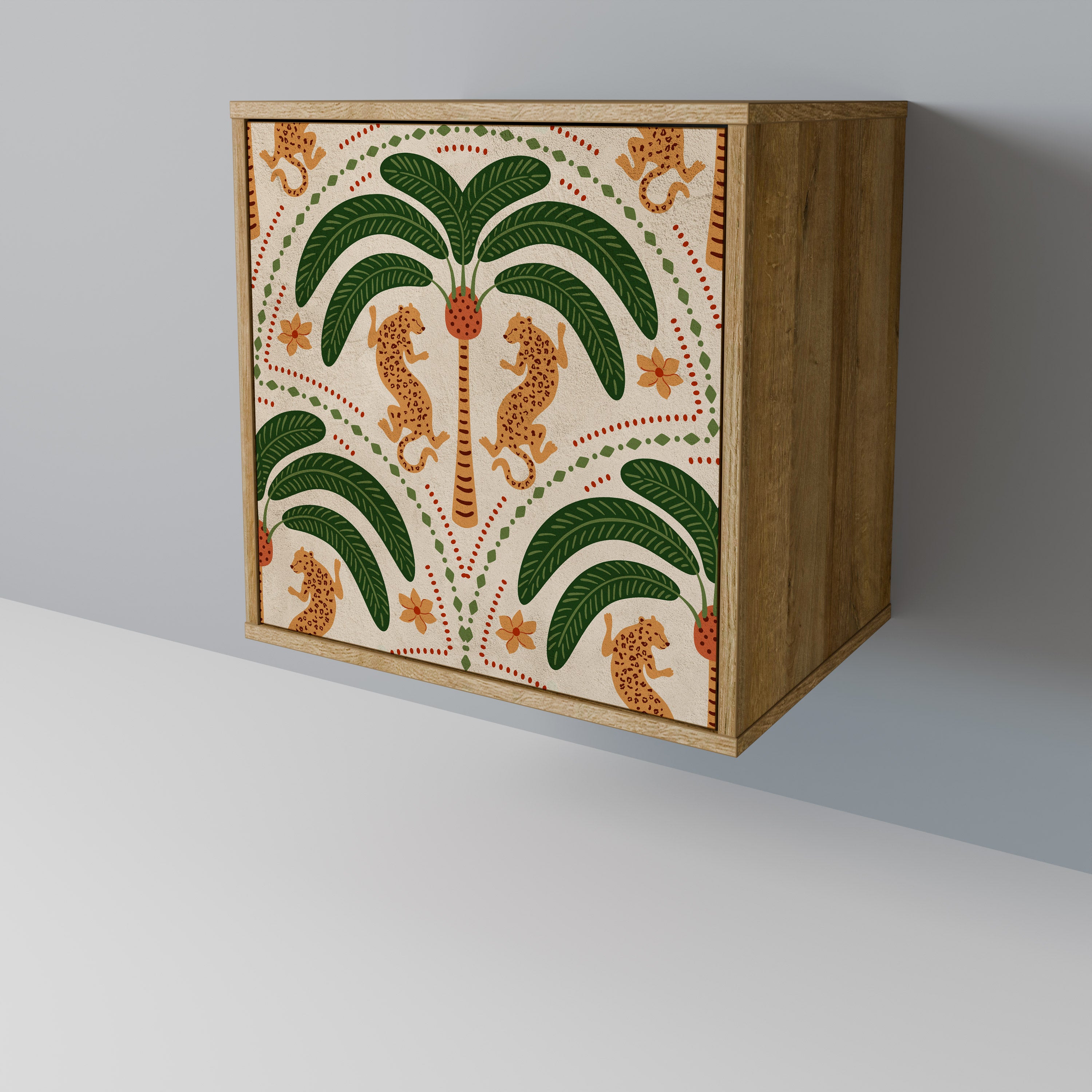 DANCING PREDATORS Komoda 1-drzwiowa korpus Dąb Riva