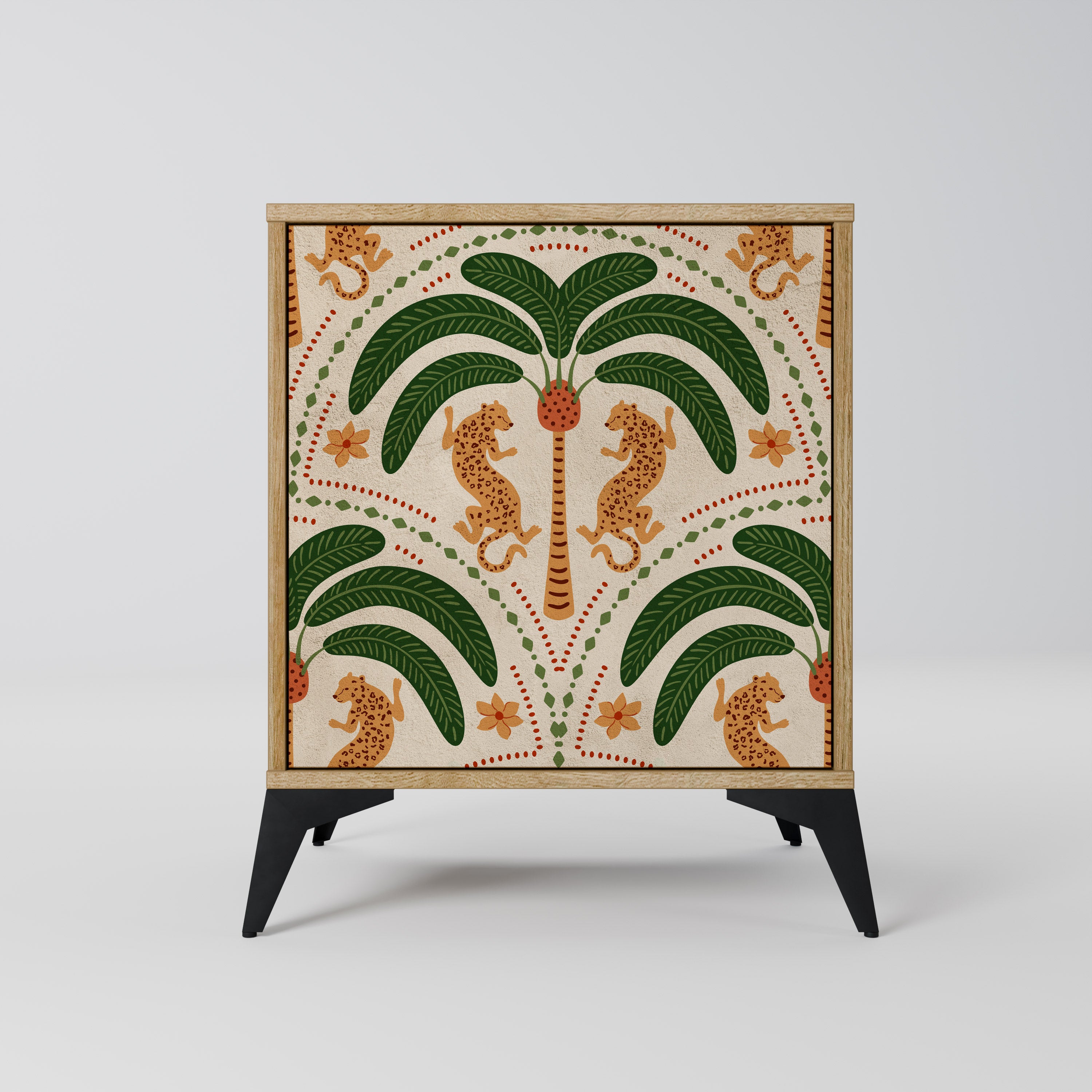 DANCING PREDATORS Komoda 1-drzwiowa korpus Dąb Riva