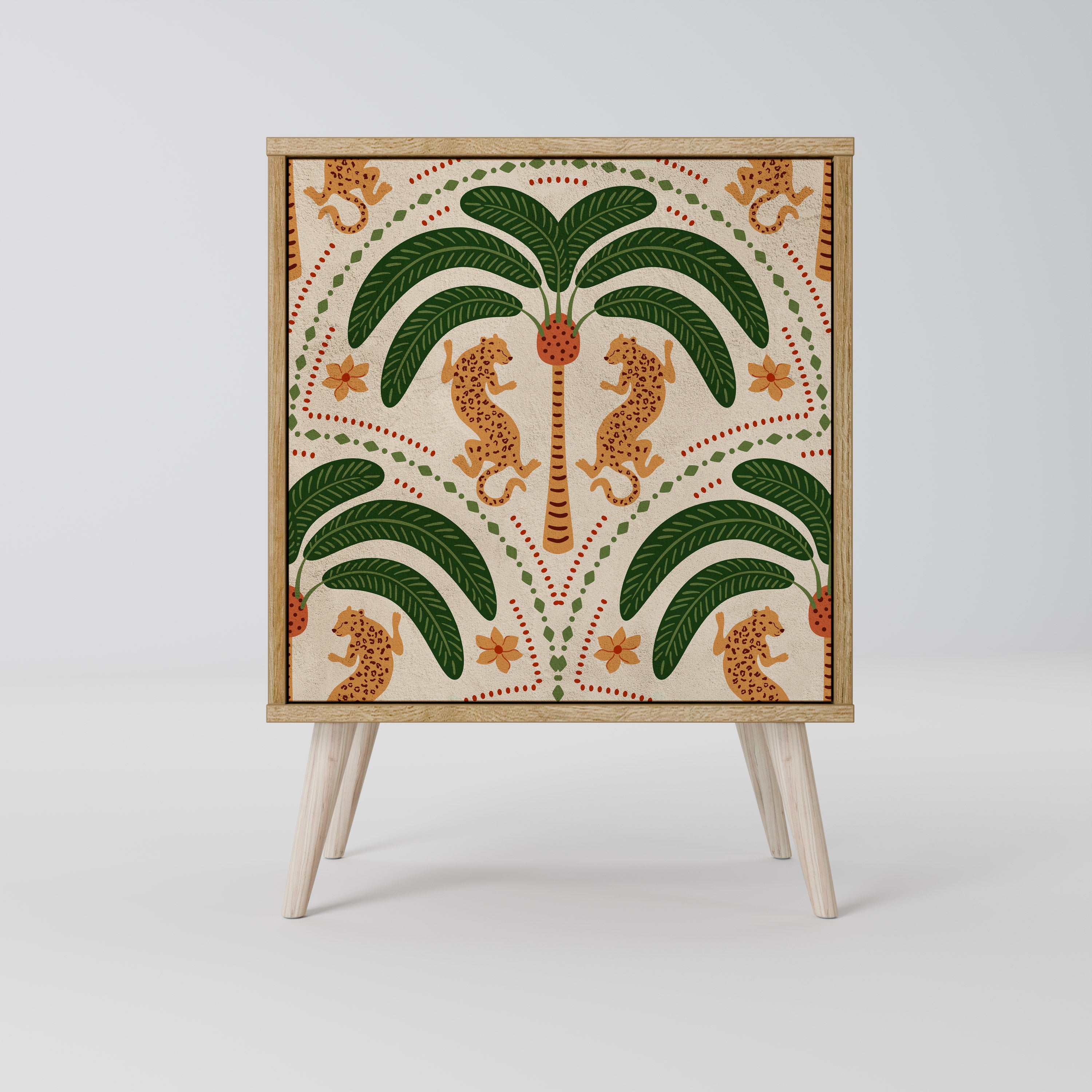 DANCING PREDATORS Komoda 1-drzwiowa korpus Dąb Riva