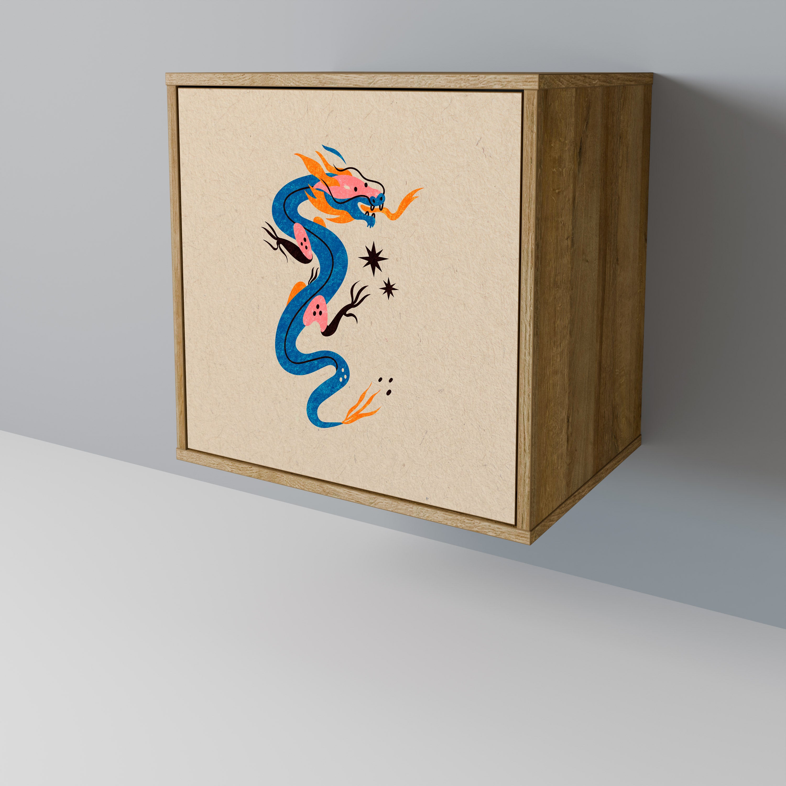MYTHOLOGICAL CREATURES Komoda 1-drzwiowa korpus Dąb Riva