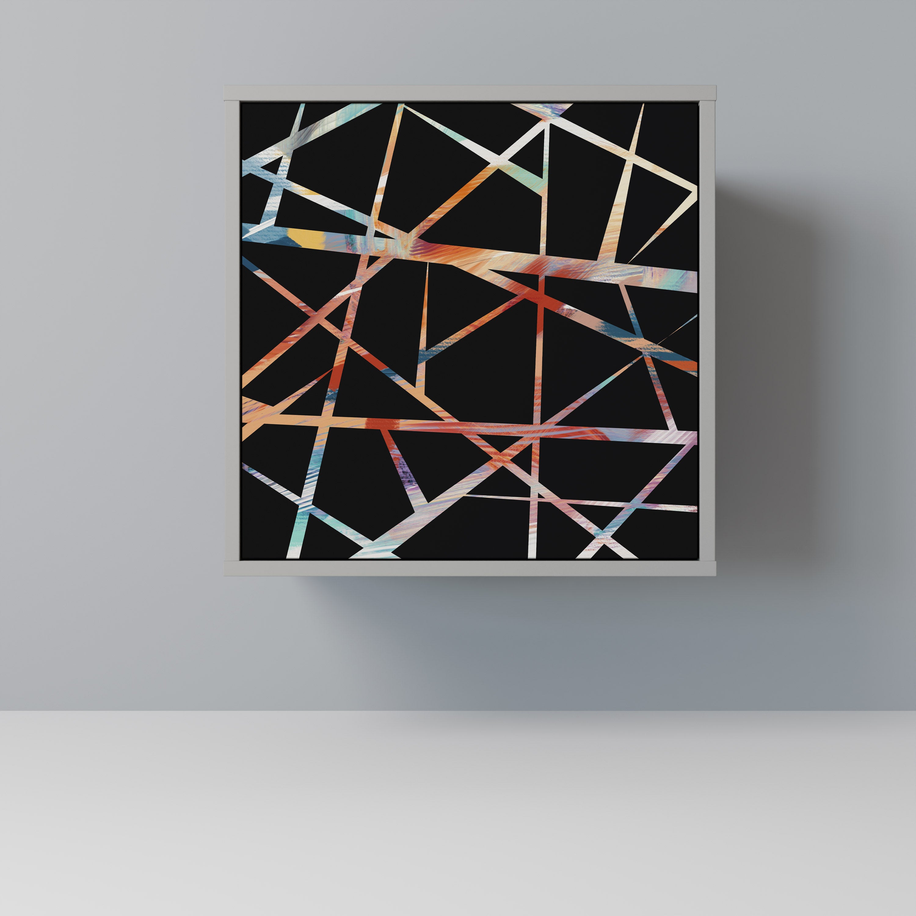 POLYGON VERVE Komoda 1-drzwiowa korpus Szary