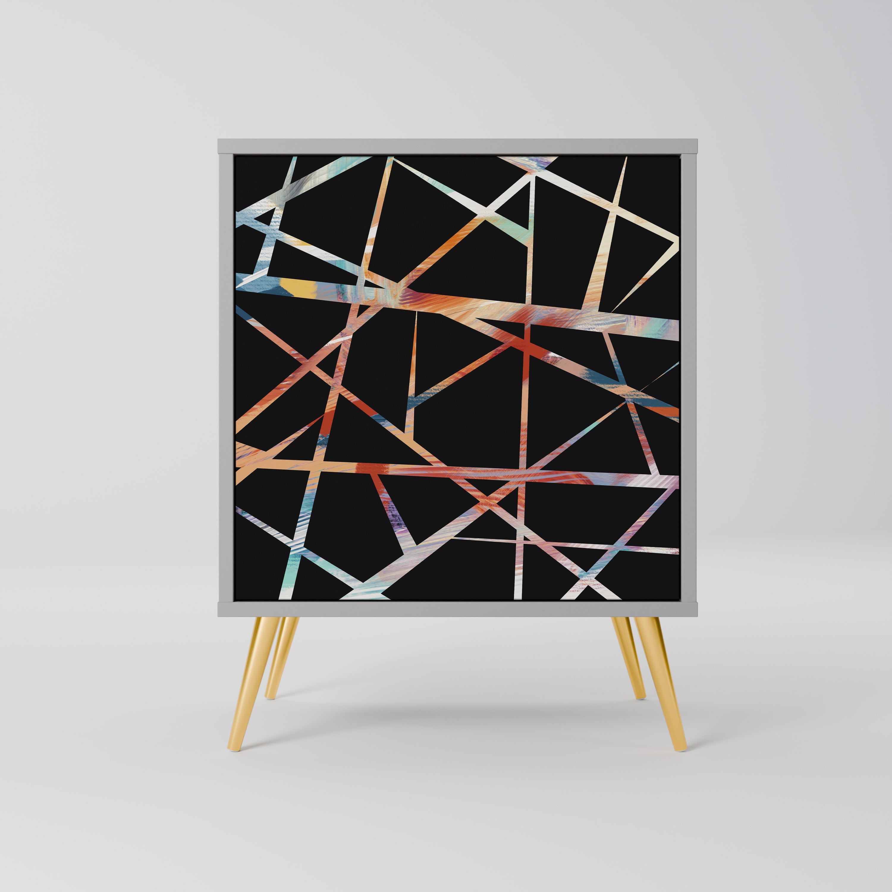 POLYGON VERVE Komoda 1-drzwiowa korpus Szary