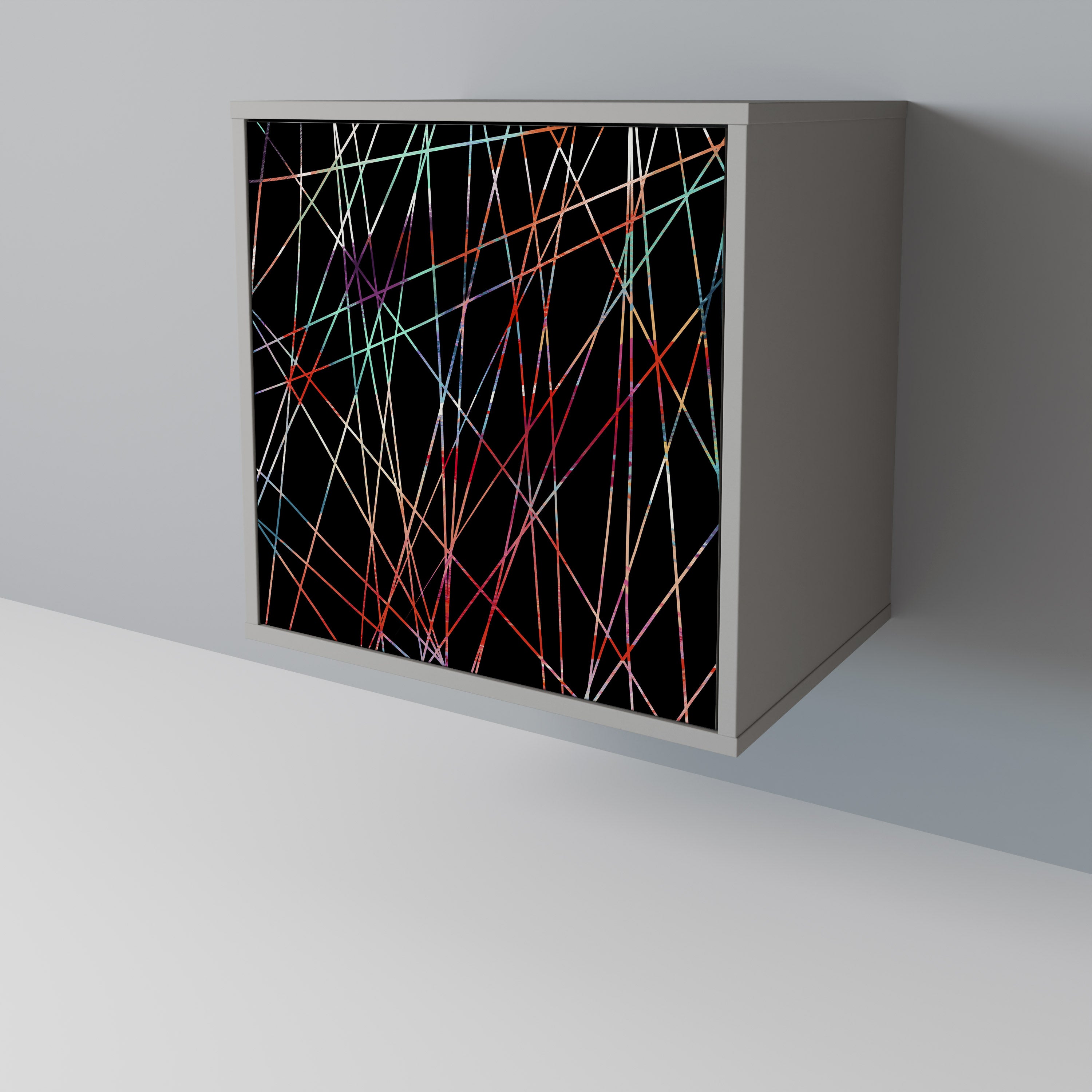 LUMINOUS SNARE Komoda 1-drzwiowa korpus Szary